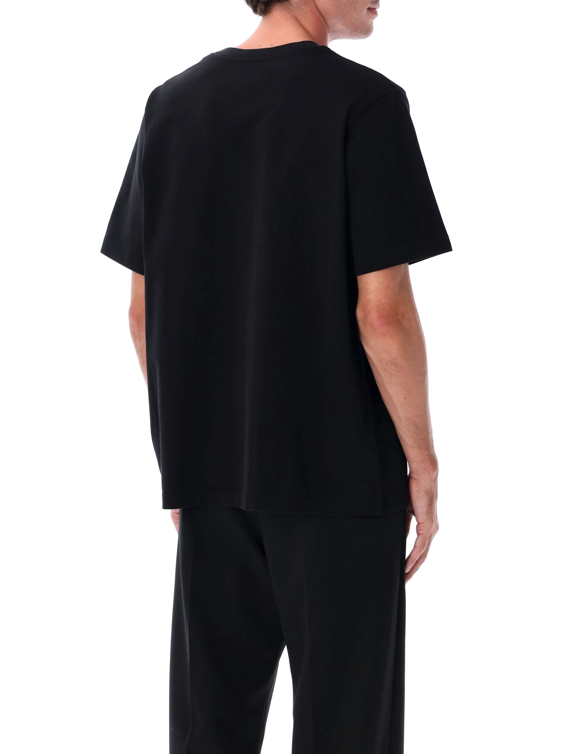 Casablanca Black Manga Tennis Ball T-Shirt Jersey Organic Cotton