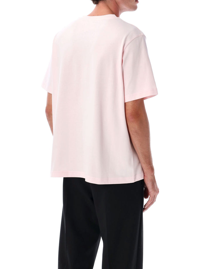 Casablanca Pale Pink Casa Way Orange Mascot T-Shirt Organic Cotton