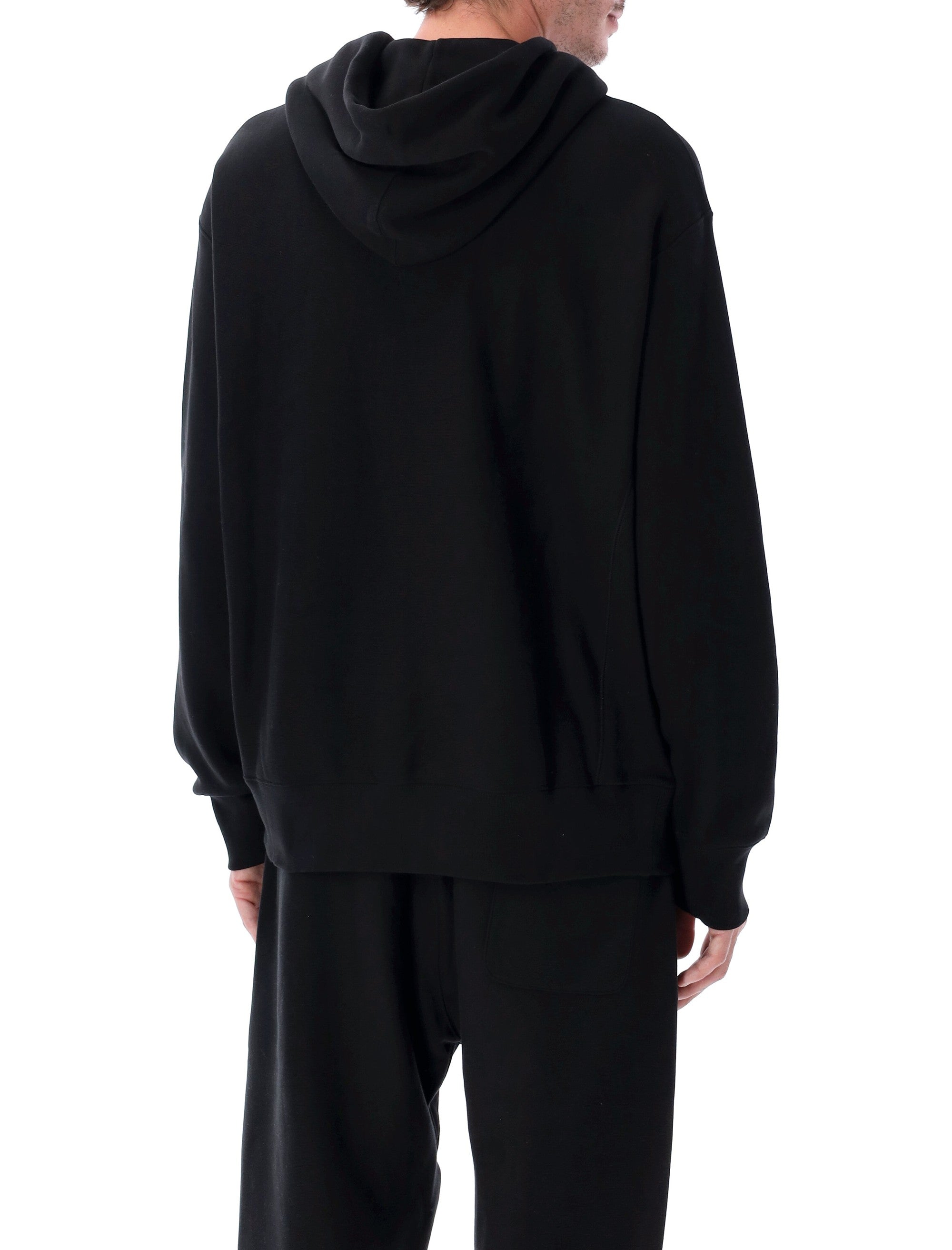Champion relaxed-fit fleece hoodie Black Cotton Sweatshirt