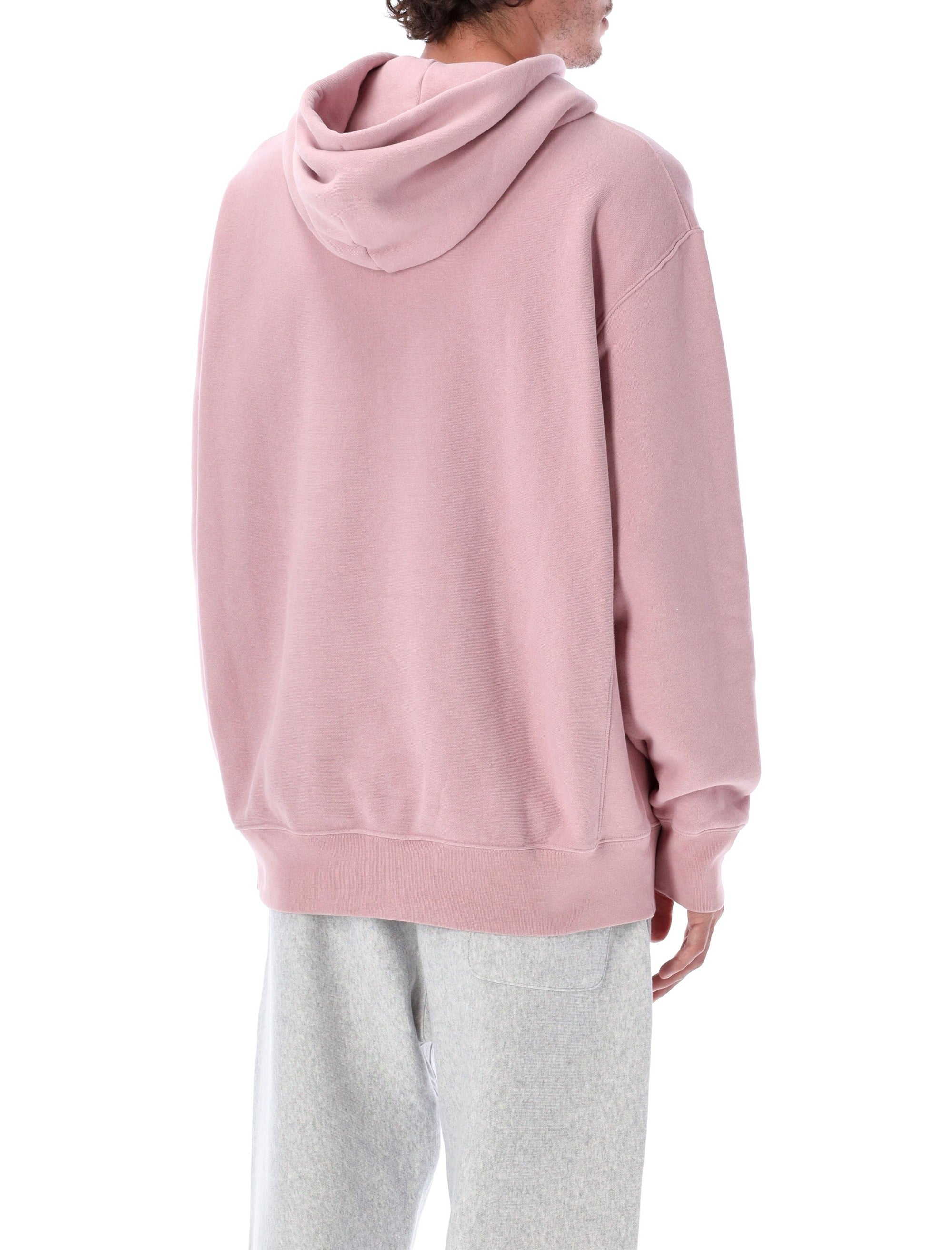 Champion relaxed-fit fleece hoodie Pink Cotton Sweatshirt