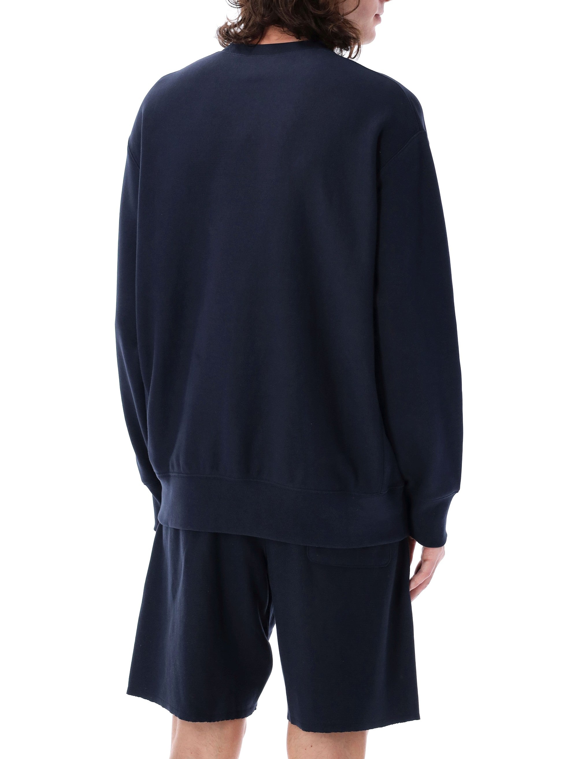 Champion relaxed-fit Reverse Weave sweatshirt Navy Cotton