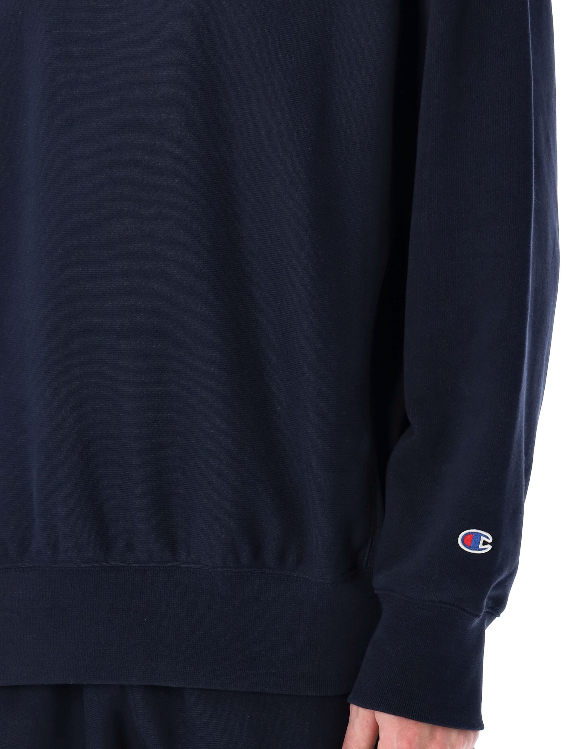 Champion relaxed-fit Reverse Weave sweatshirt Navy Cotton