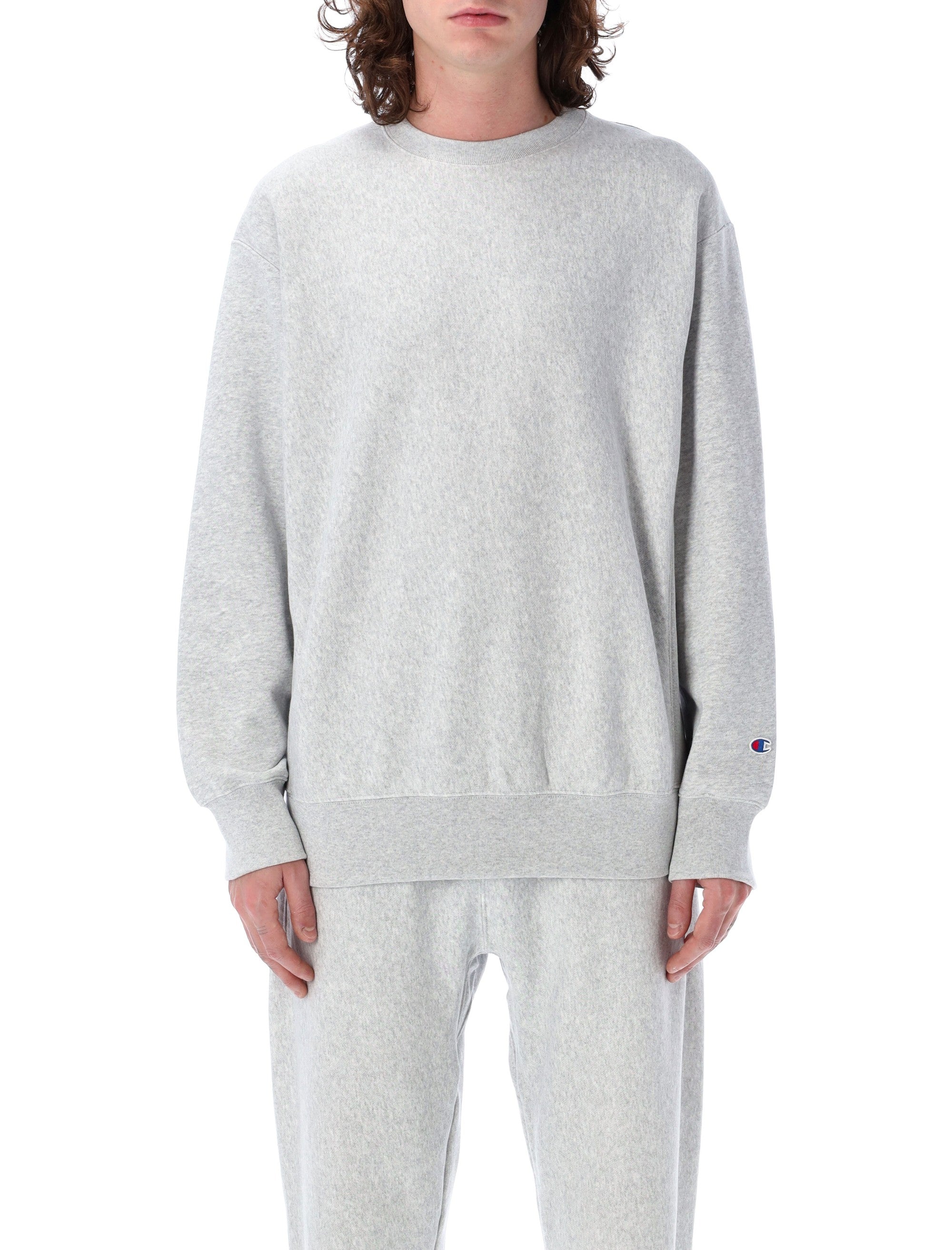 Champion relaxed-fit Reverse Weave sweatshirt Grey Mel Cotton