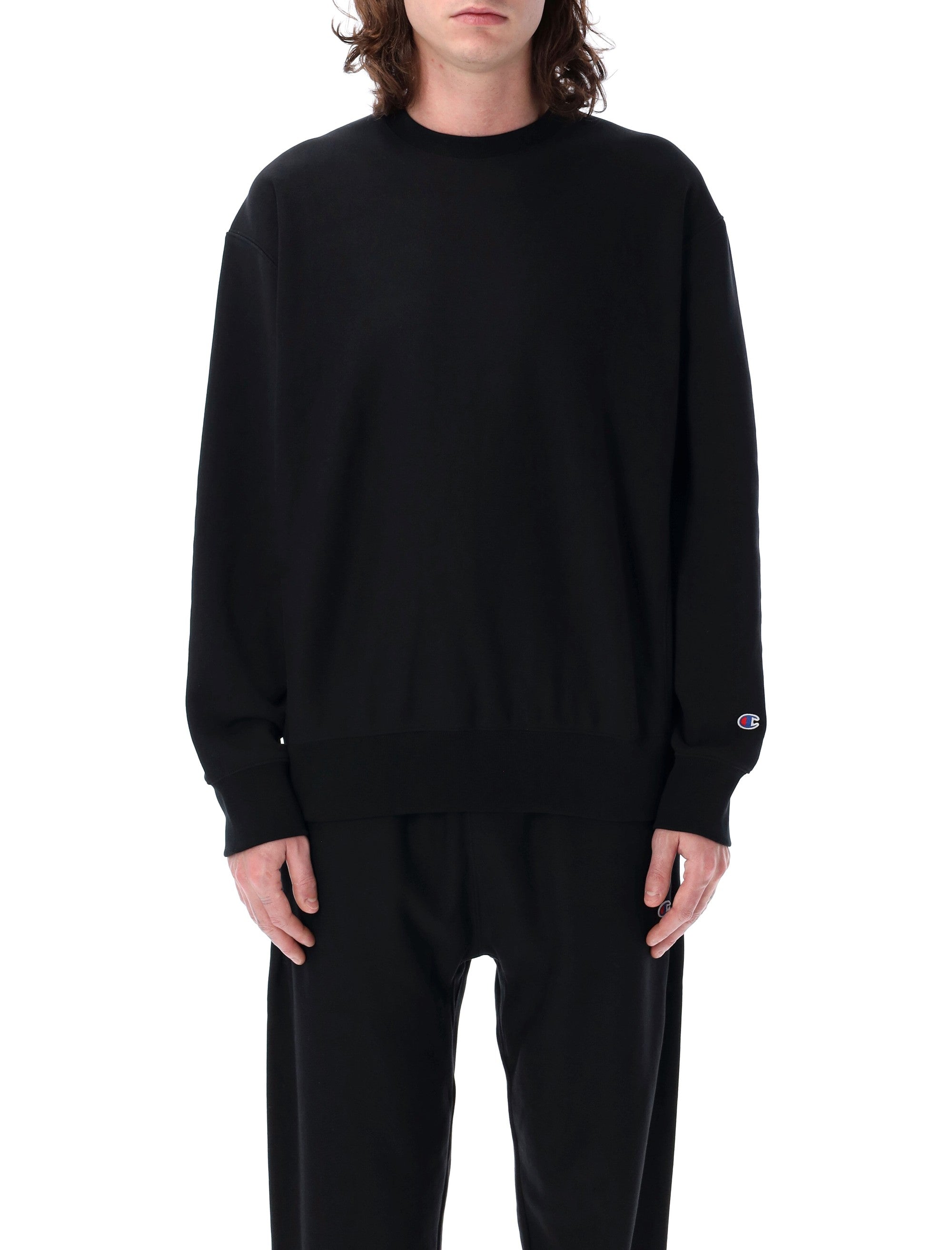 Champion relaxed-fit Reverse Weave sweatshirt Black Cotton