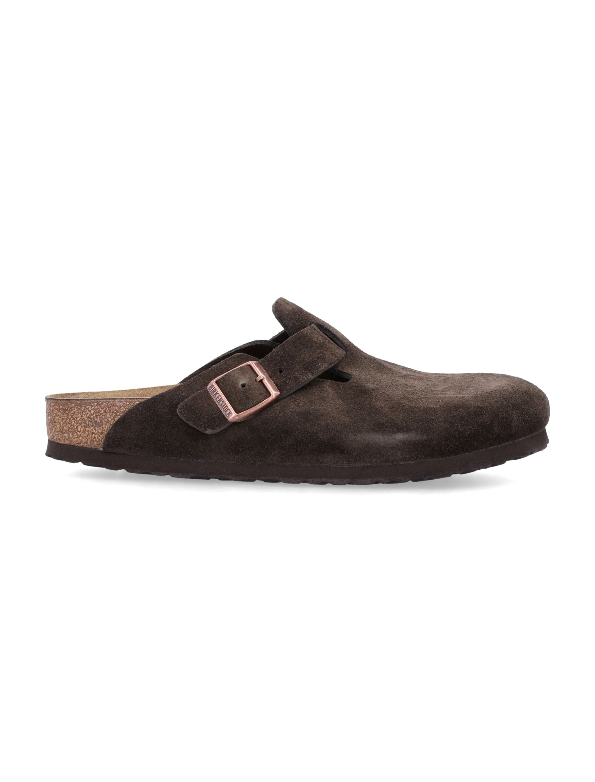 Boston suede clogs Mocha Upper Sandal