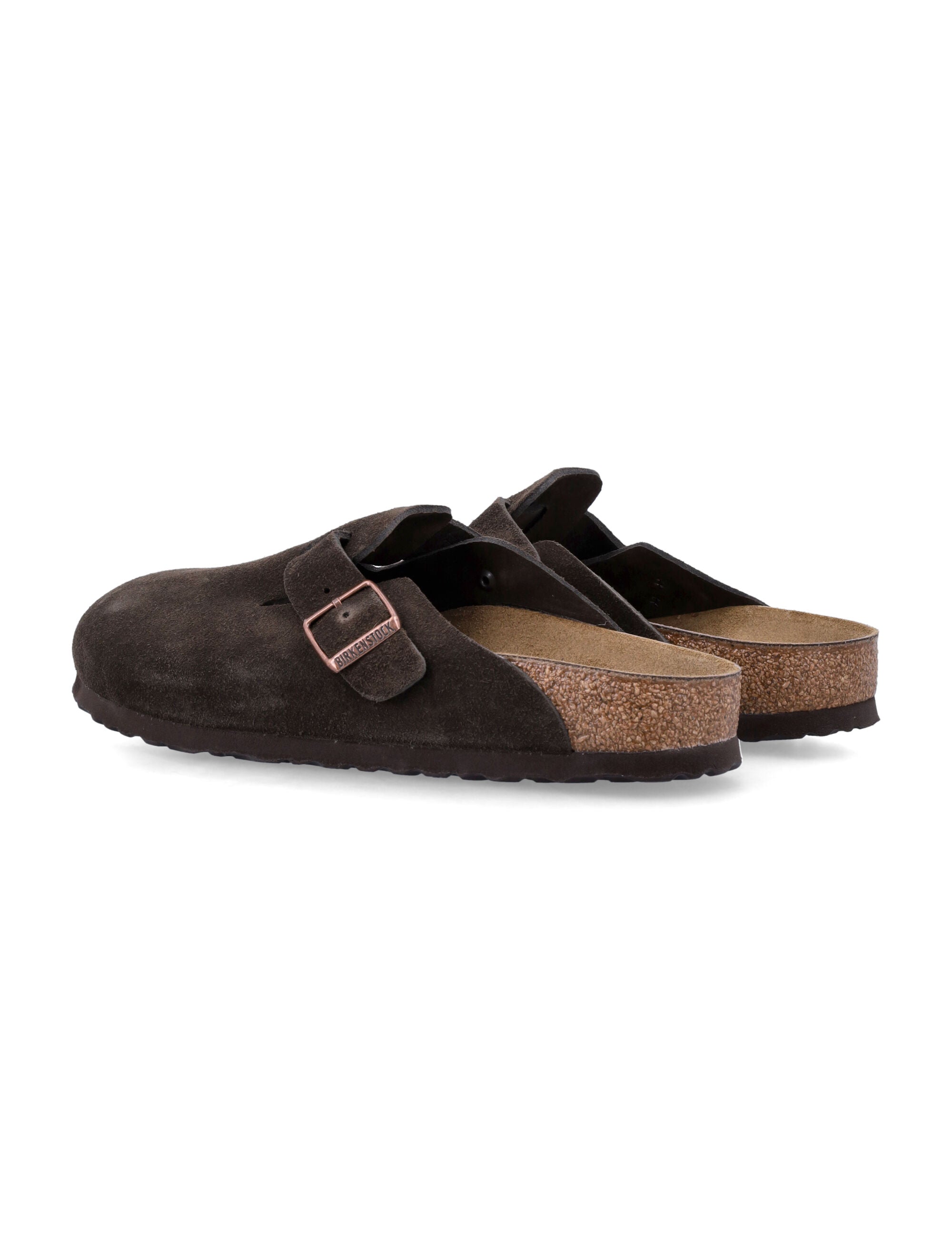 Boston suede clogs Mocha Upper Sandal