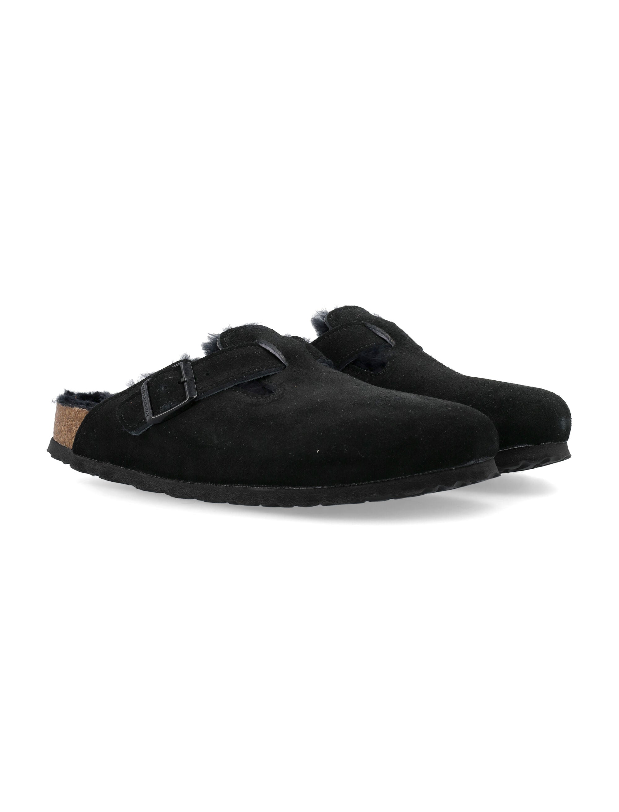 Boston shearling sandals Black Upper