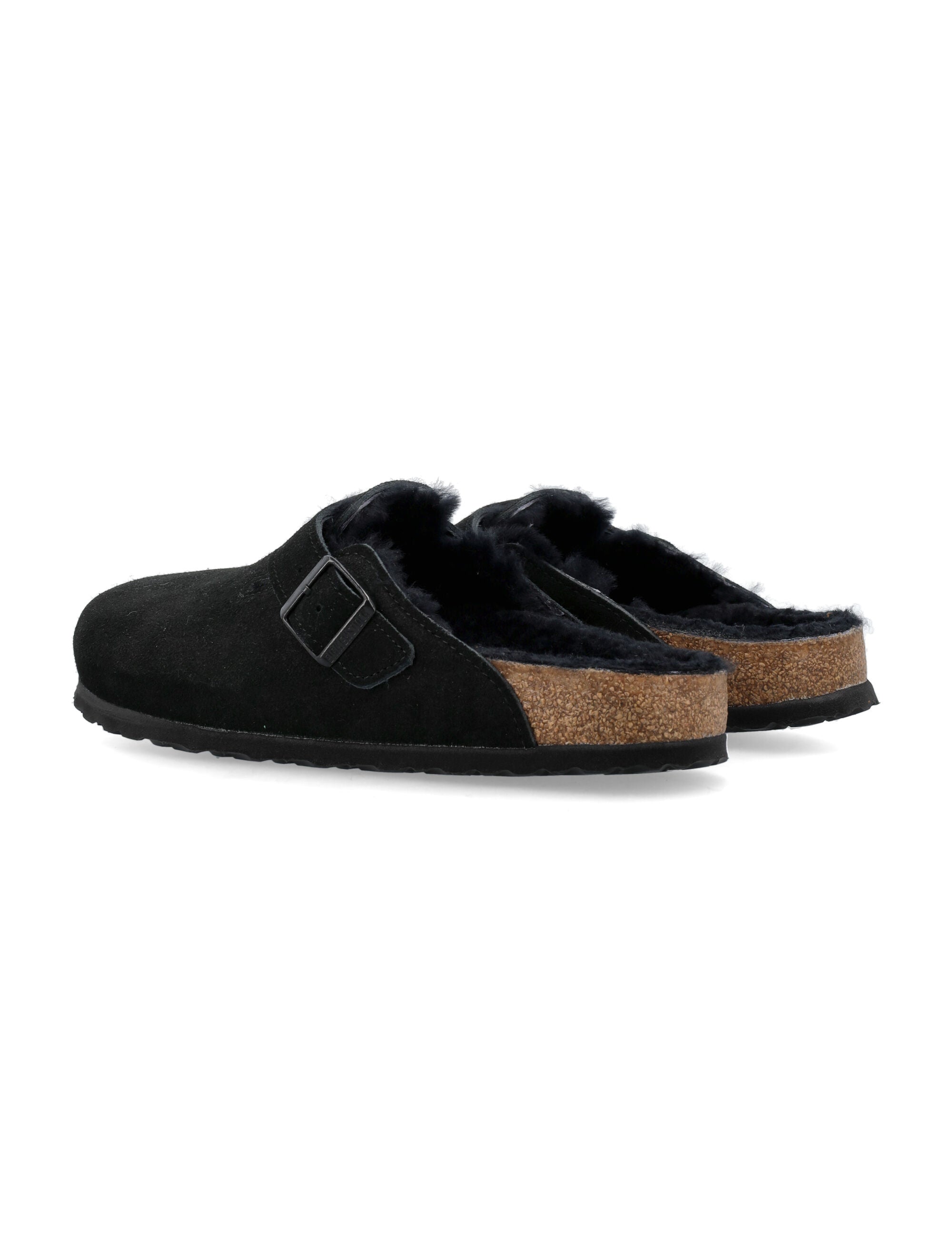 Boston shearling sandals Black Upper