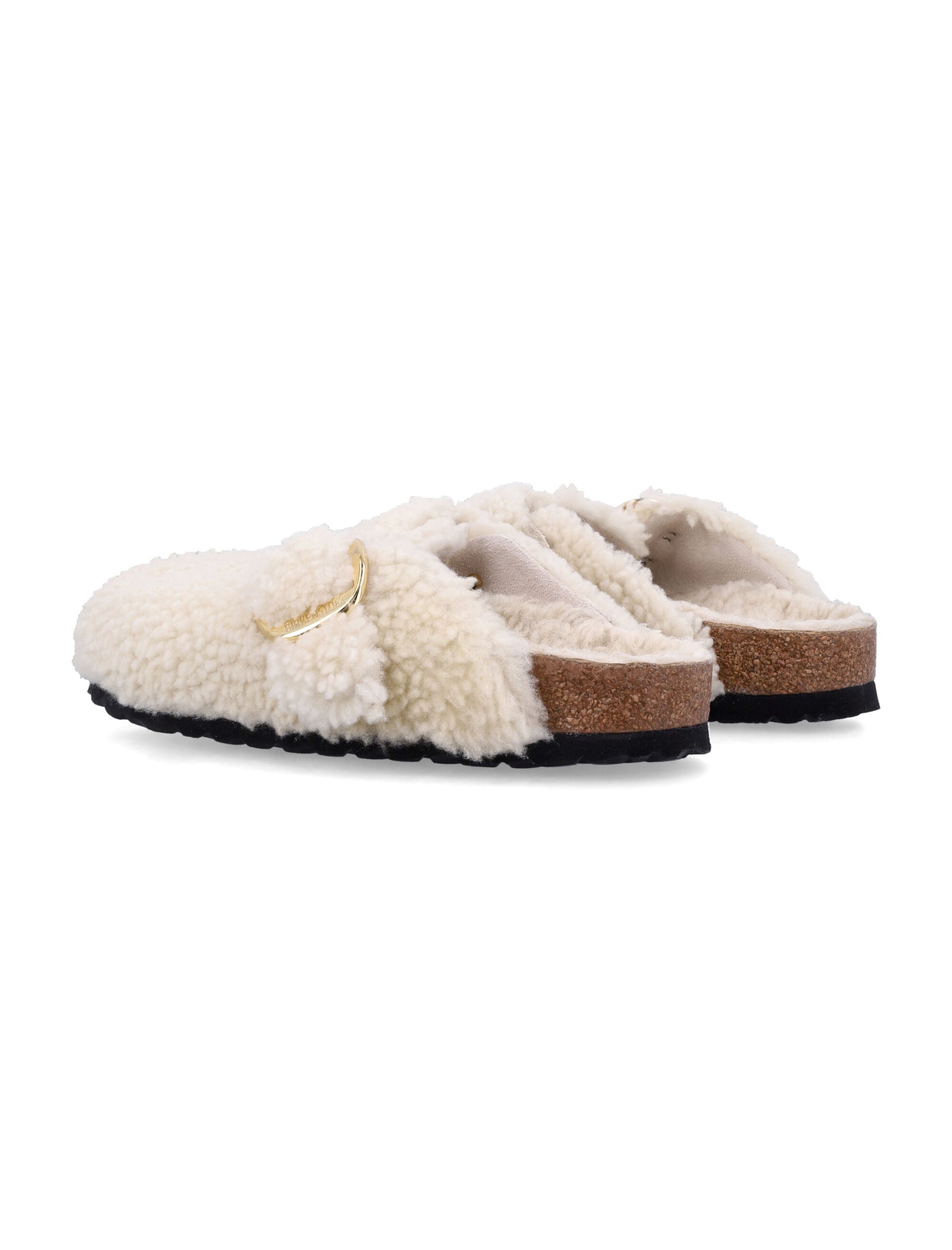 Boston big buckle Teddy Egg Shell Upper Slide