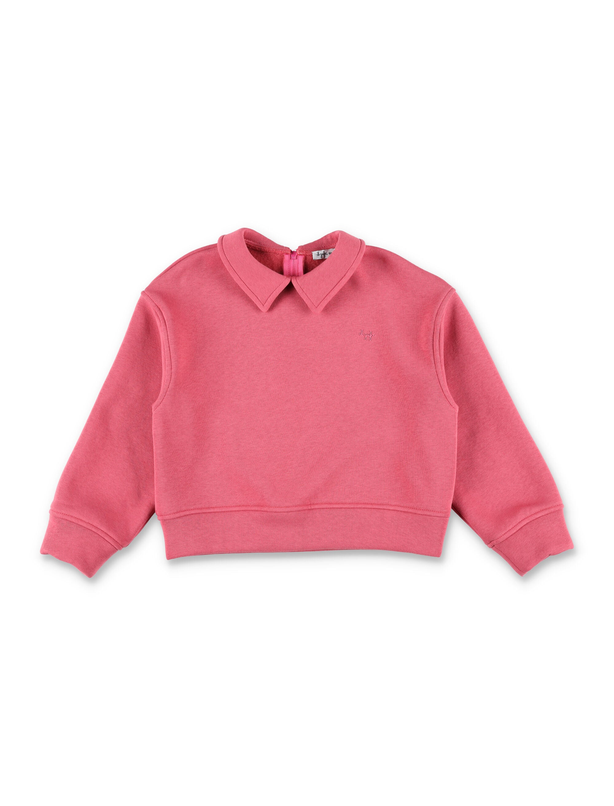 Il Gufo pink set with fleece and skirt Rose Cottone