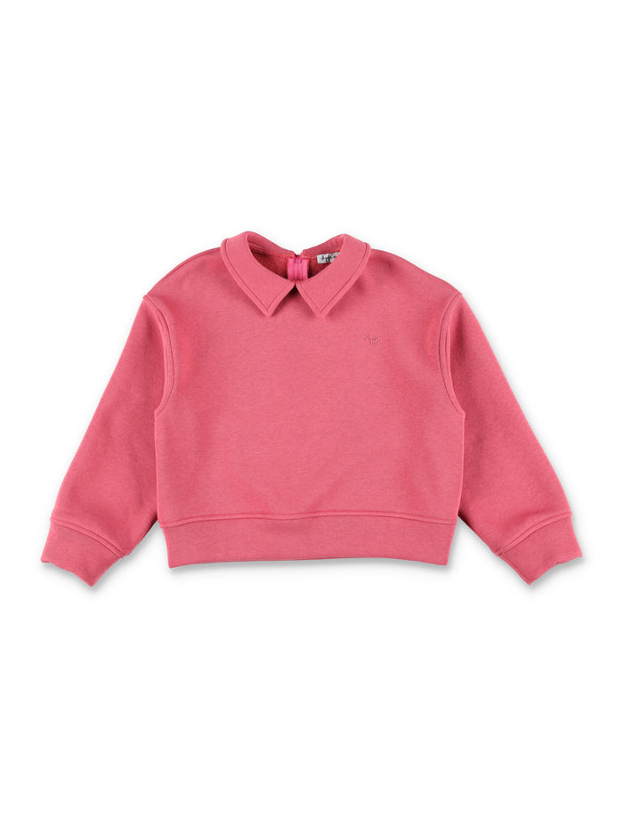 Il Gufo pink set with fleece and skirt Rose Cottone