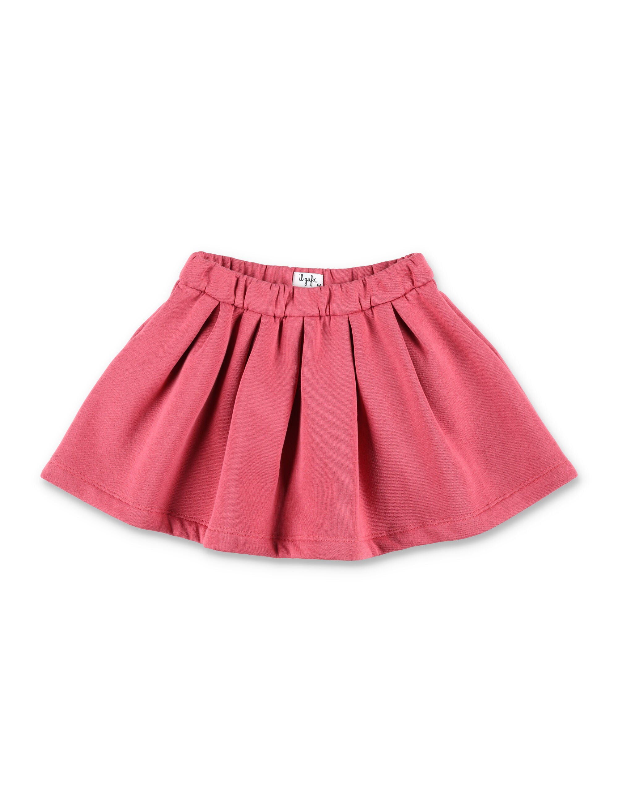 Il Gufo pink set with fleece and skirt Rose Cottone