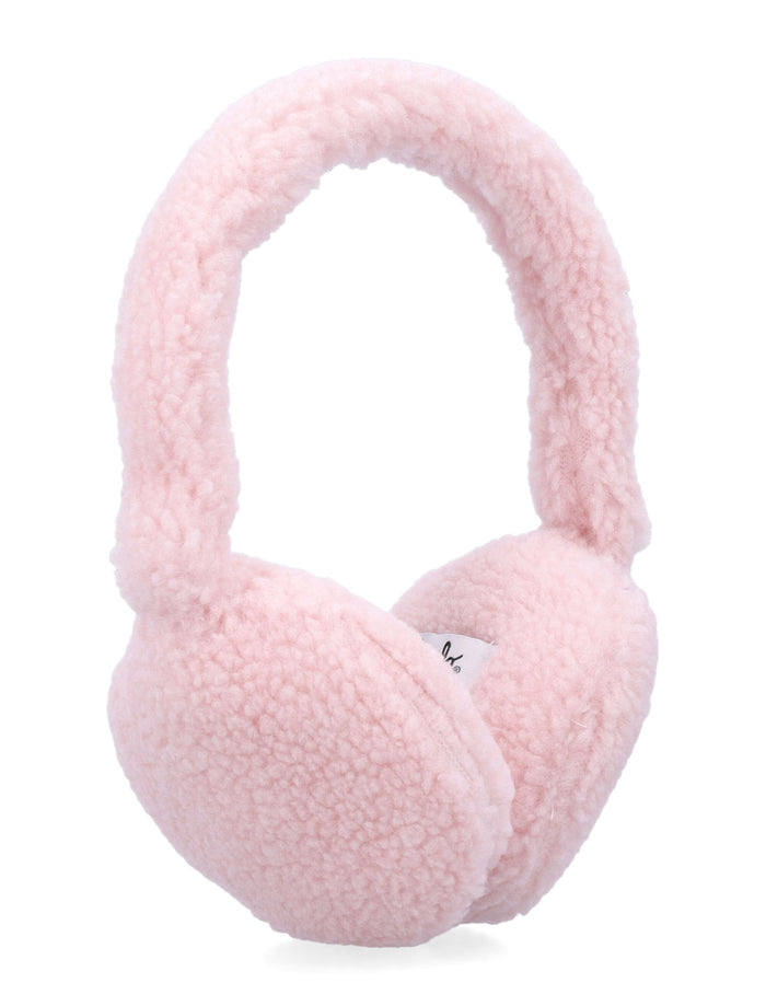 Il Gufo Pink Teddy Kids Earmuffs Polyester Hat