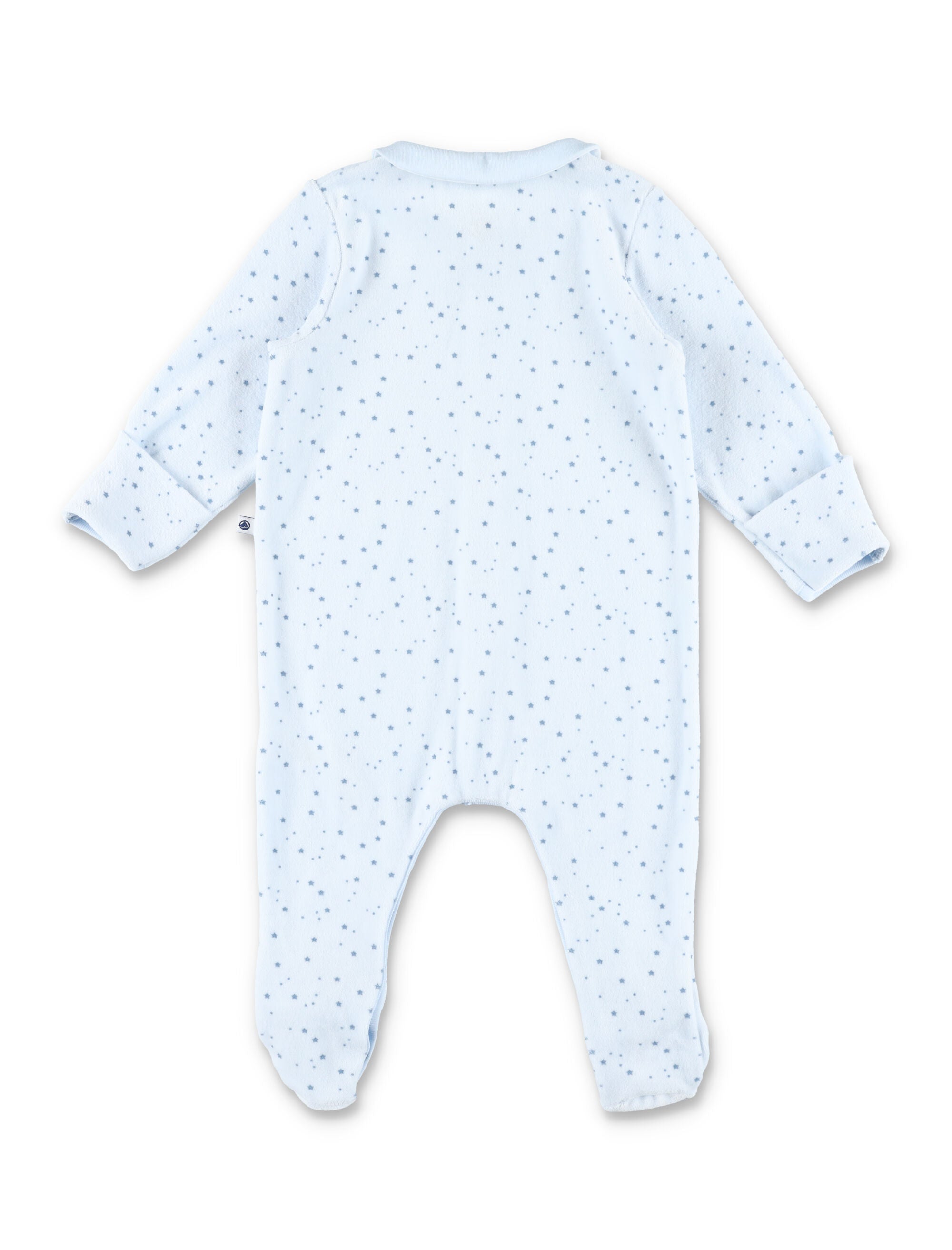 Kid - Printed velour pyjama suit Blue Cotton Jumpsuit
