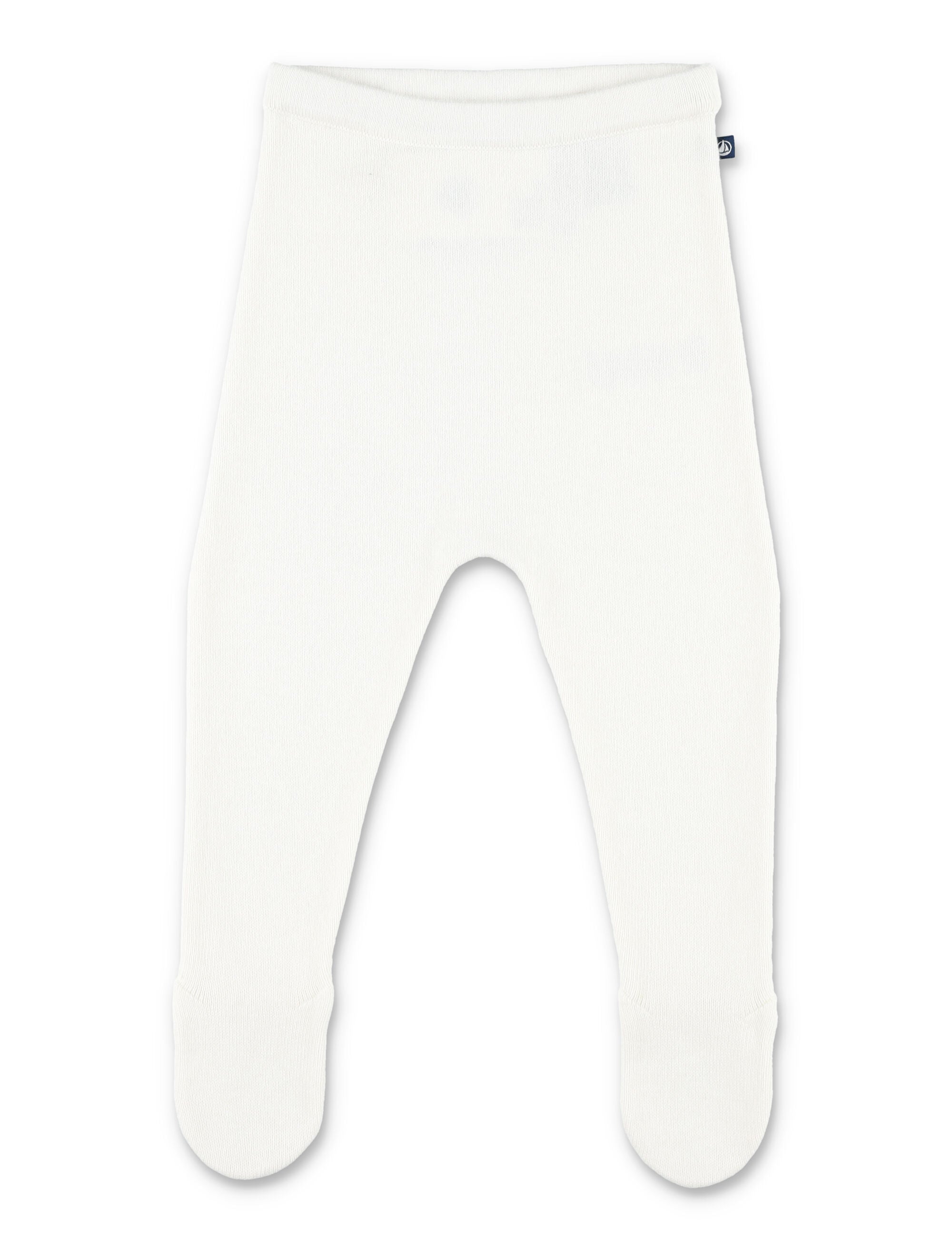 Kid - Knitted trousers with feet White Wool Pant