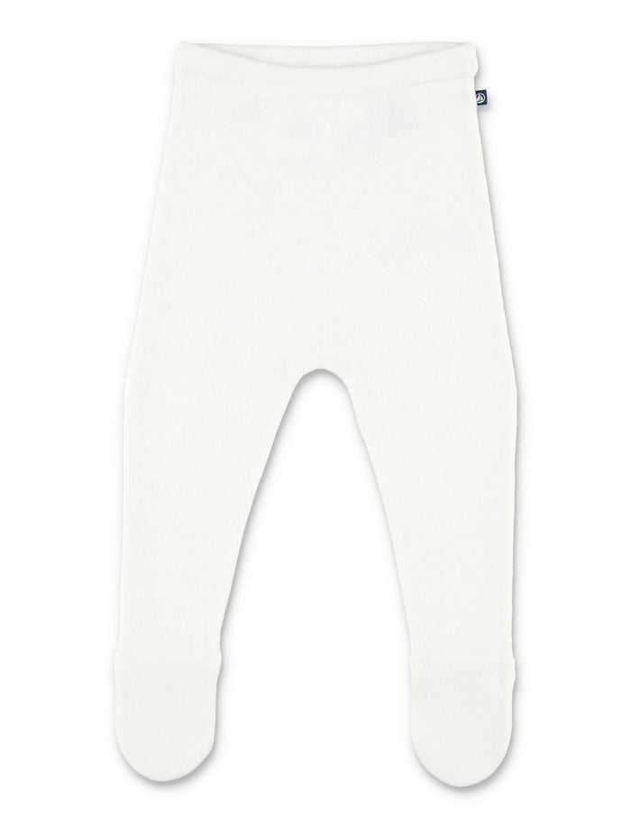 Kid - Knitted trousers with feet White Wool Pant