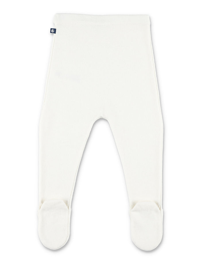 Kid - Knitted trousers with feet White Wool Pant
