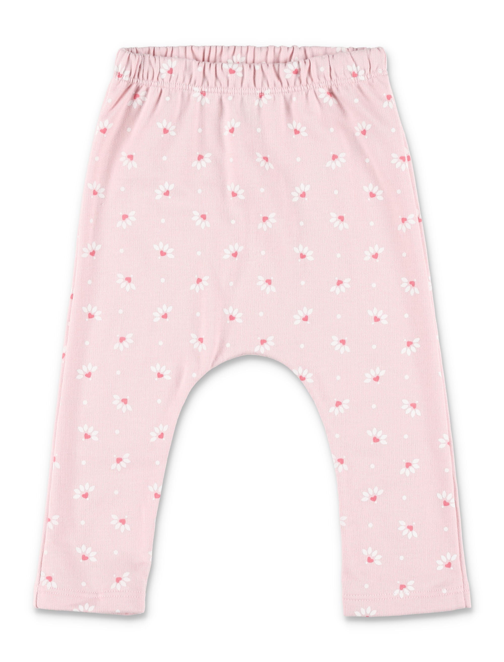 Petit Bateau baby heart-print fleece set with embroidered body Pink Cotton