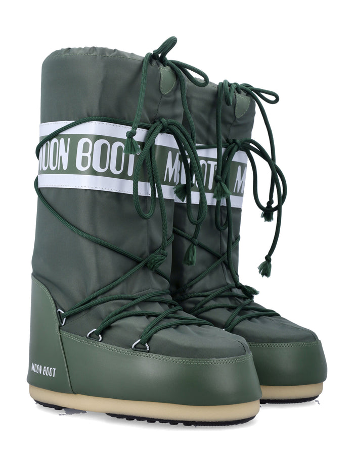 Moon Boot Icon High nylon Forest Green Upper