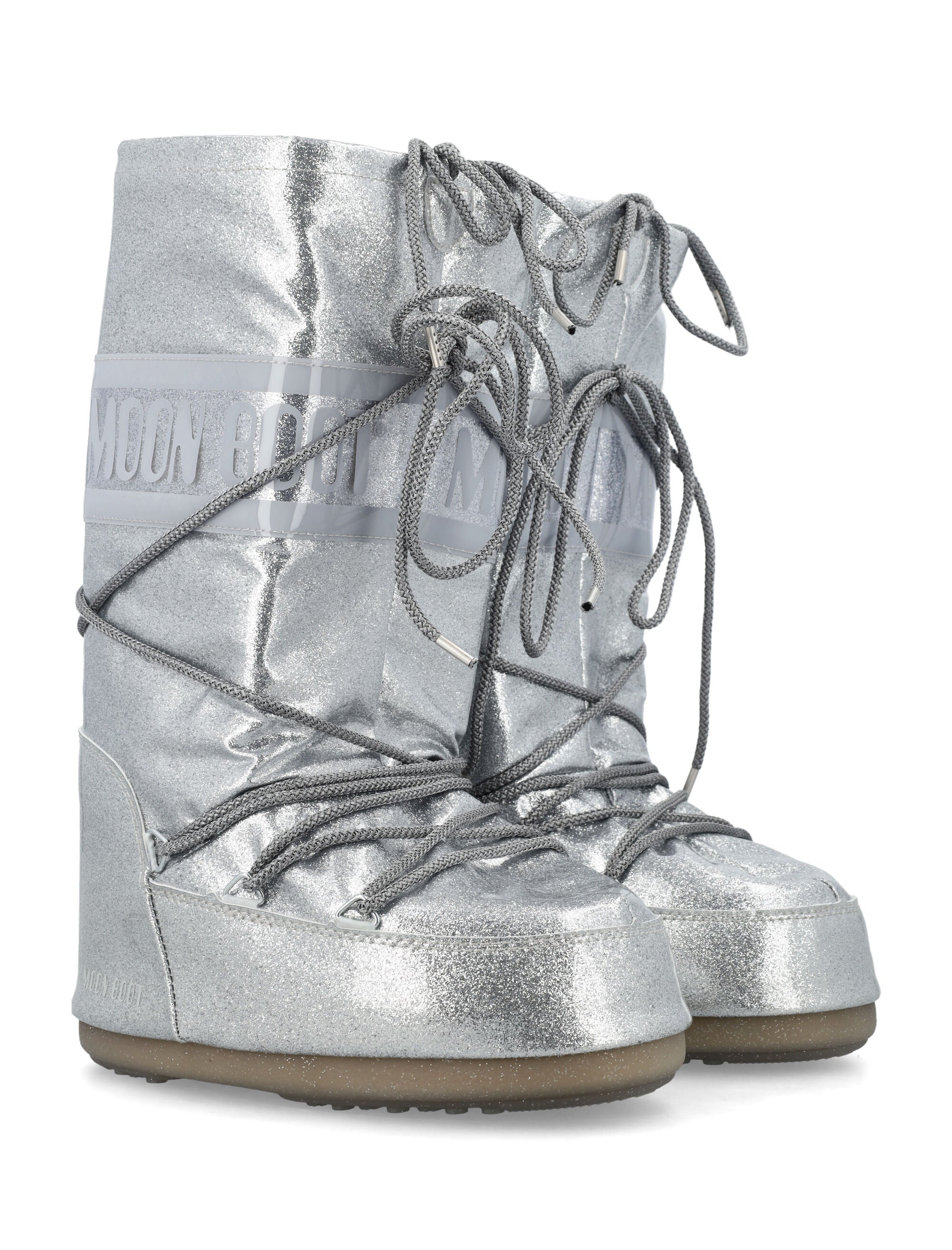 Icon High glitter boots Silver Upper
