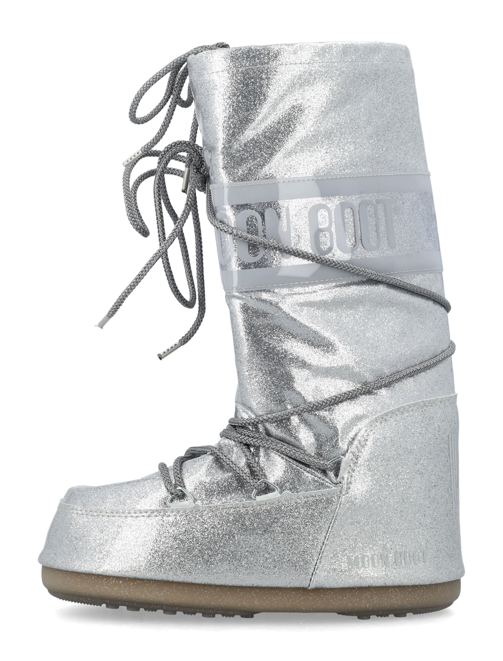 Icon High glitter boots Silver Upper