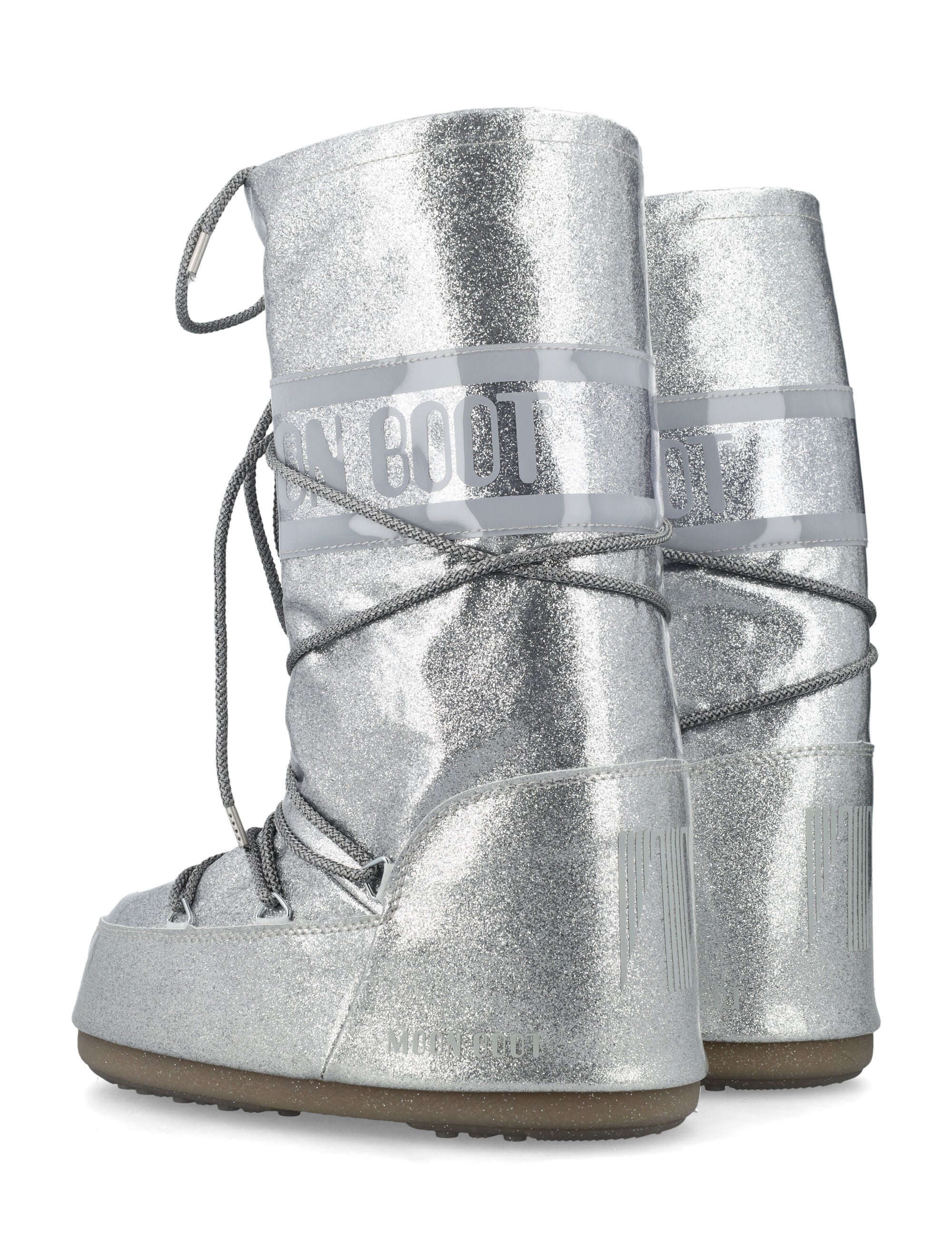 Icon High glitter boots Silver Upper