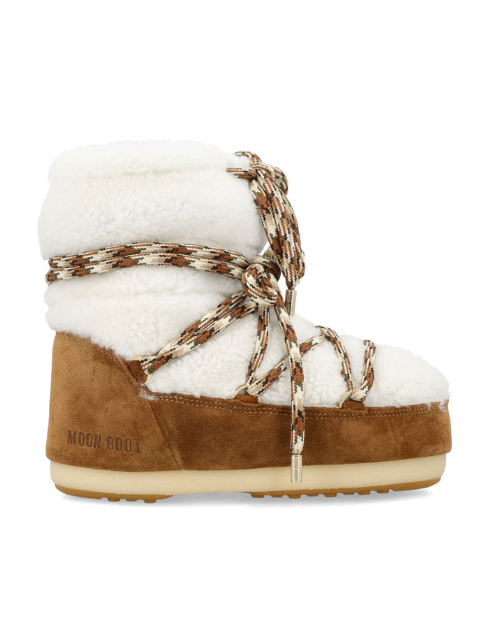 Classic icon shearling boots Whisky Off White Upper