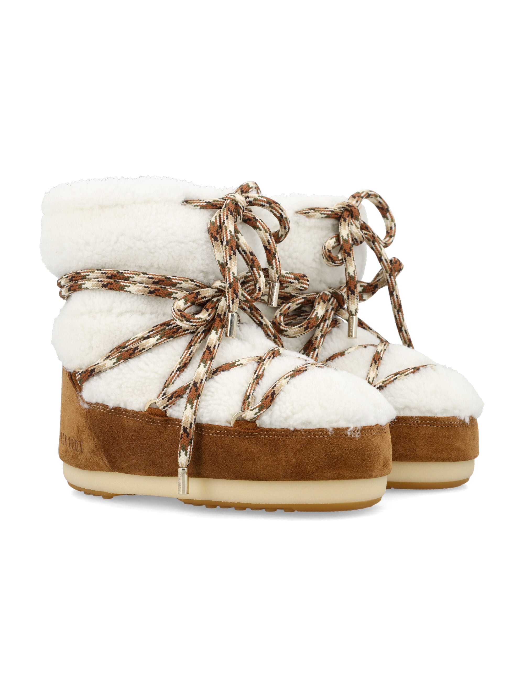 Classic icon shearling boots Whisky Off White Upper