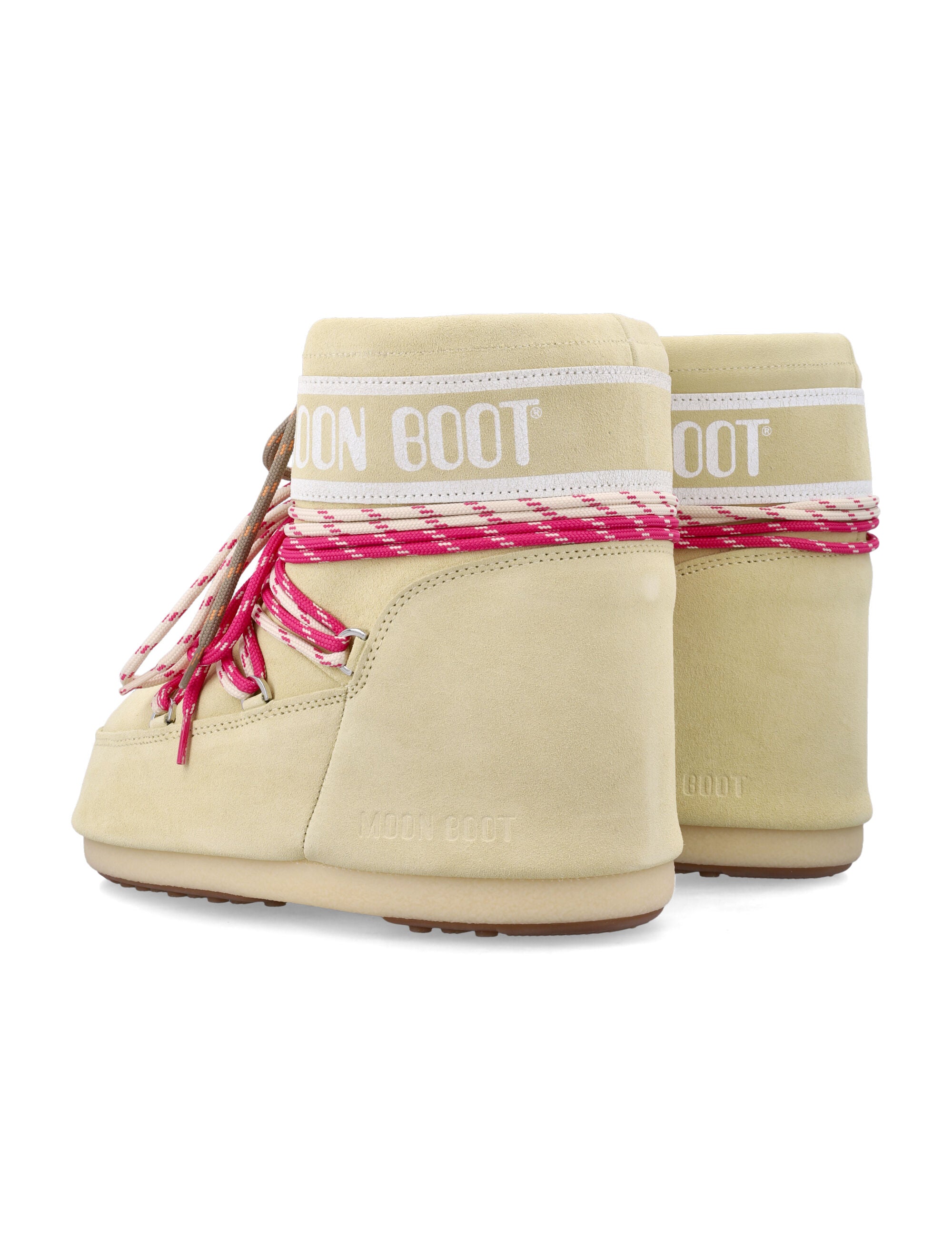 Moon Boot Icon low suede ankle Yellow Upper