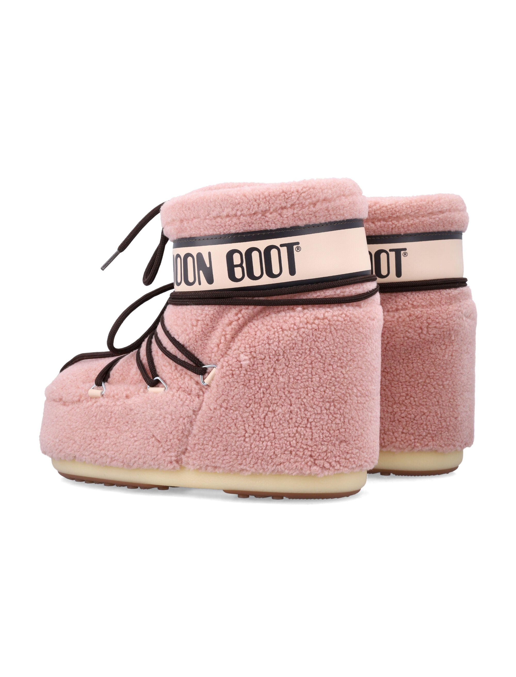 Moon Boot Icon low fleece ankle Pink Upper