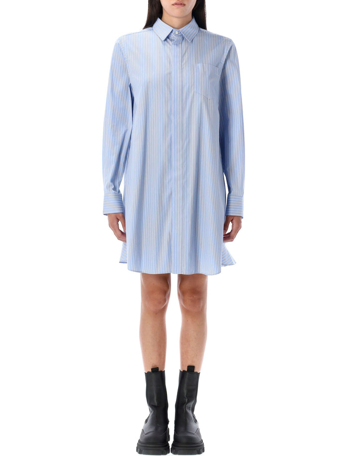 Striped shirt dress Lightblue Stripe Cotton