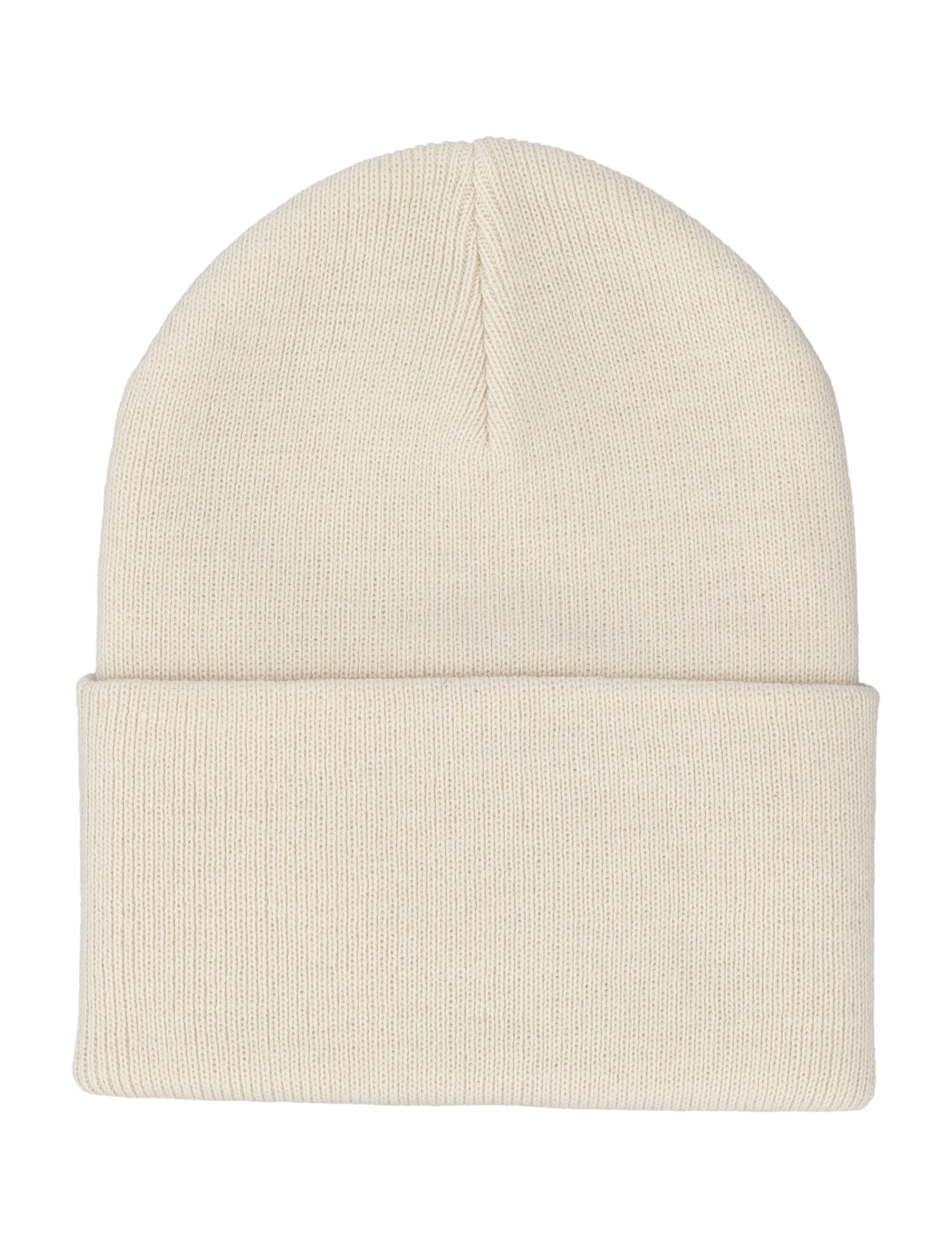 Carhartt WIP Logo Patch Beanie Natural Acrylic Hat