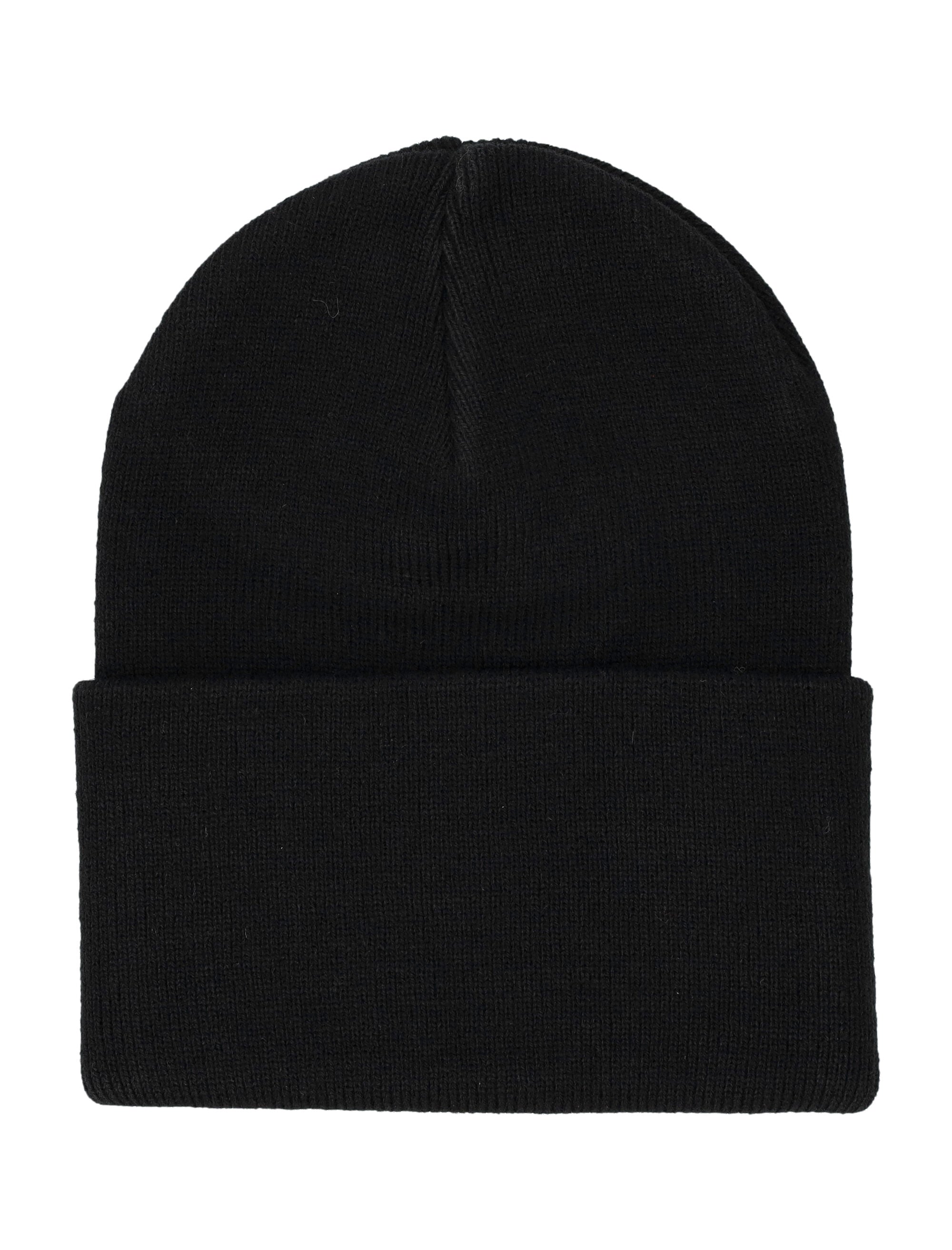 Carhartt WIP Logo Patch Beanie Black Acrylic Hat