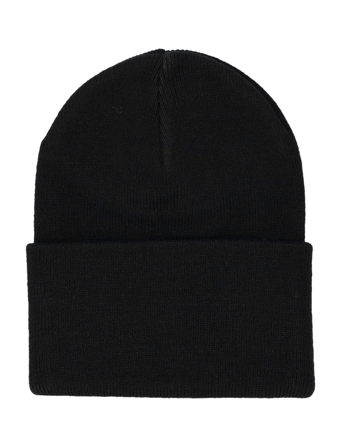 Carhartt WIP Logo Patch Beanie Black Acrylic Hat