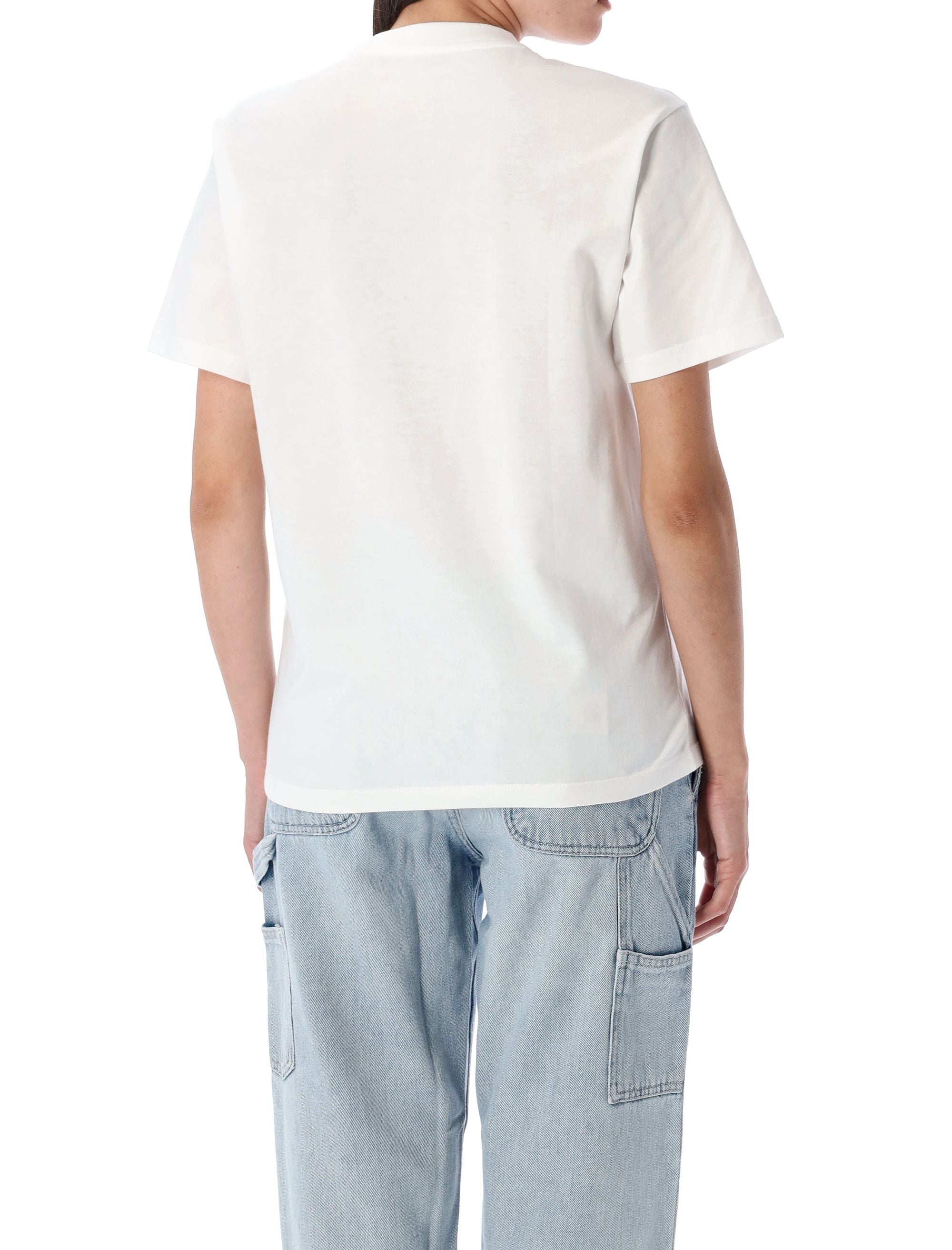 Pocket t-shirt White Organic Cotton