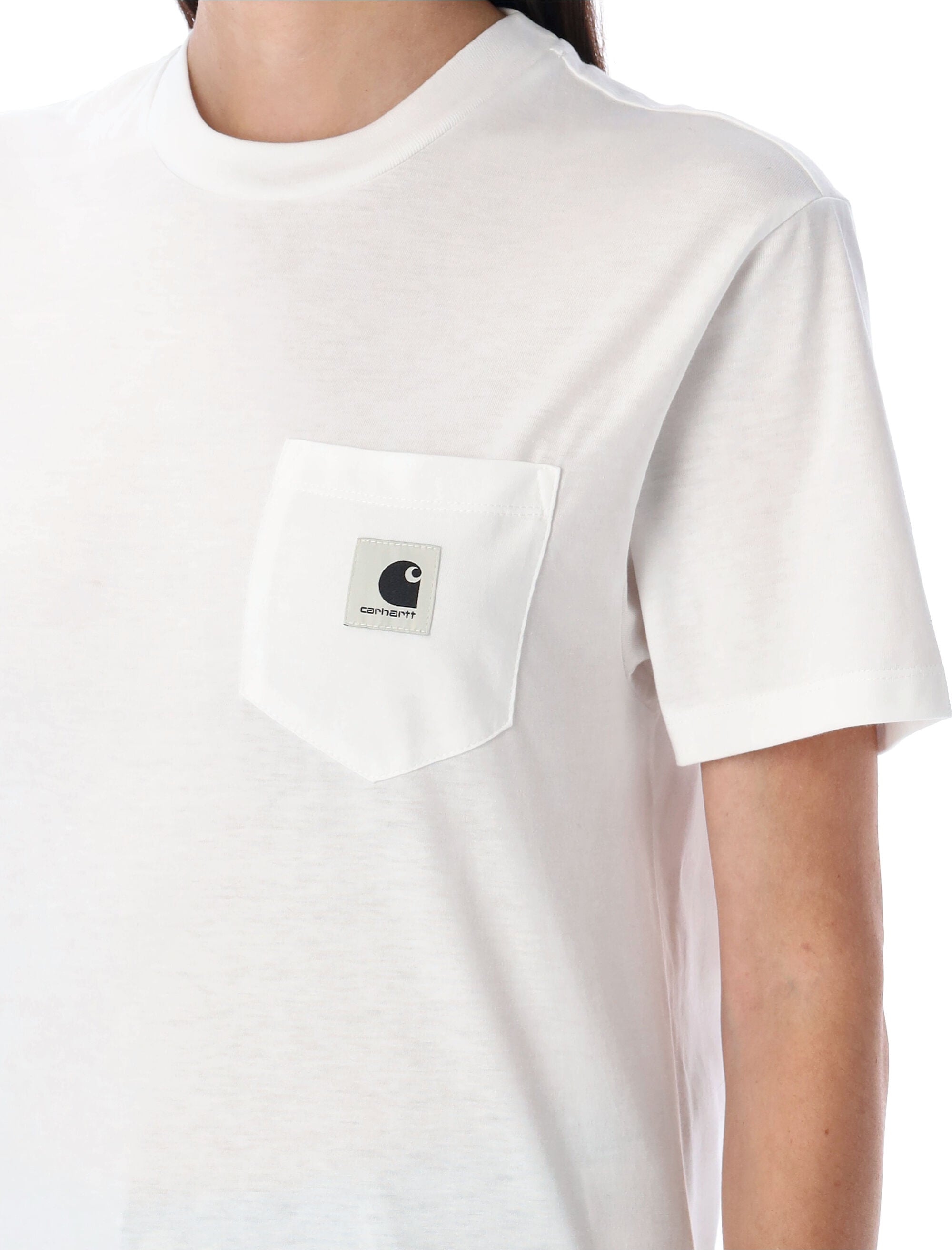 Pocket t-shirt White Organic Cotton