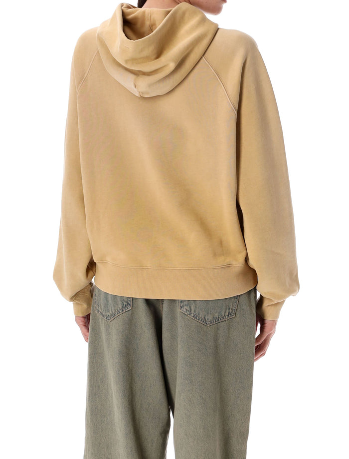 Hooded Hudson sweatshirt Dusty H Brown Cotton