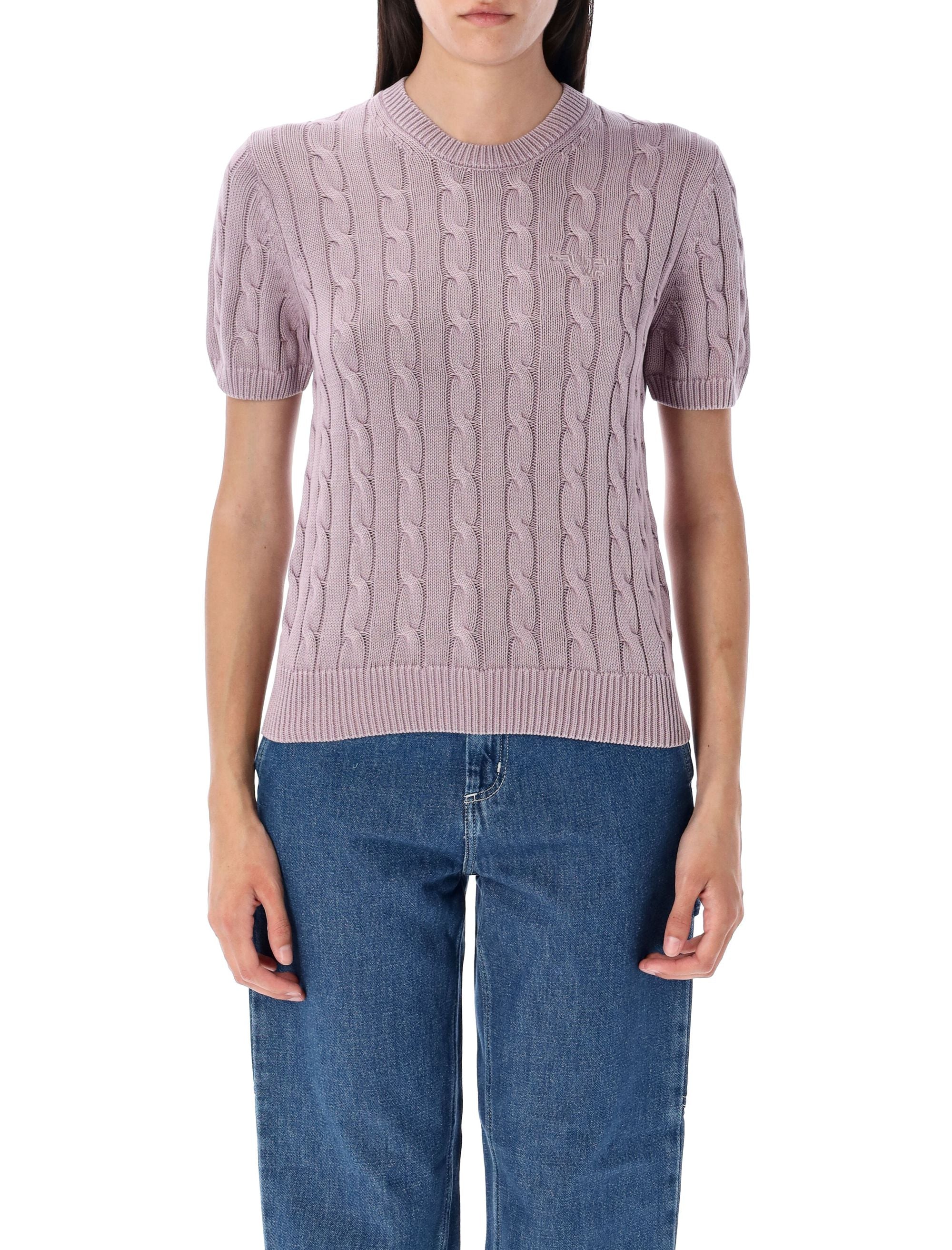 Carter knit t-shirt Pink Fog Cotton Sweater