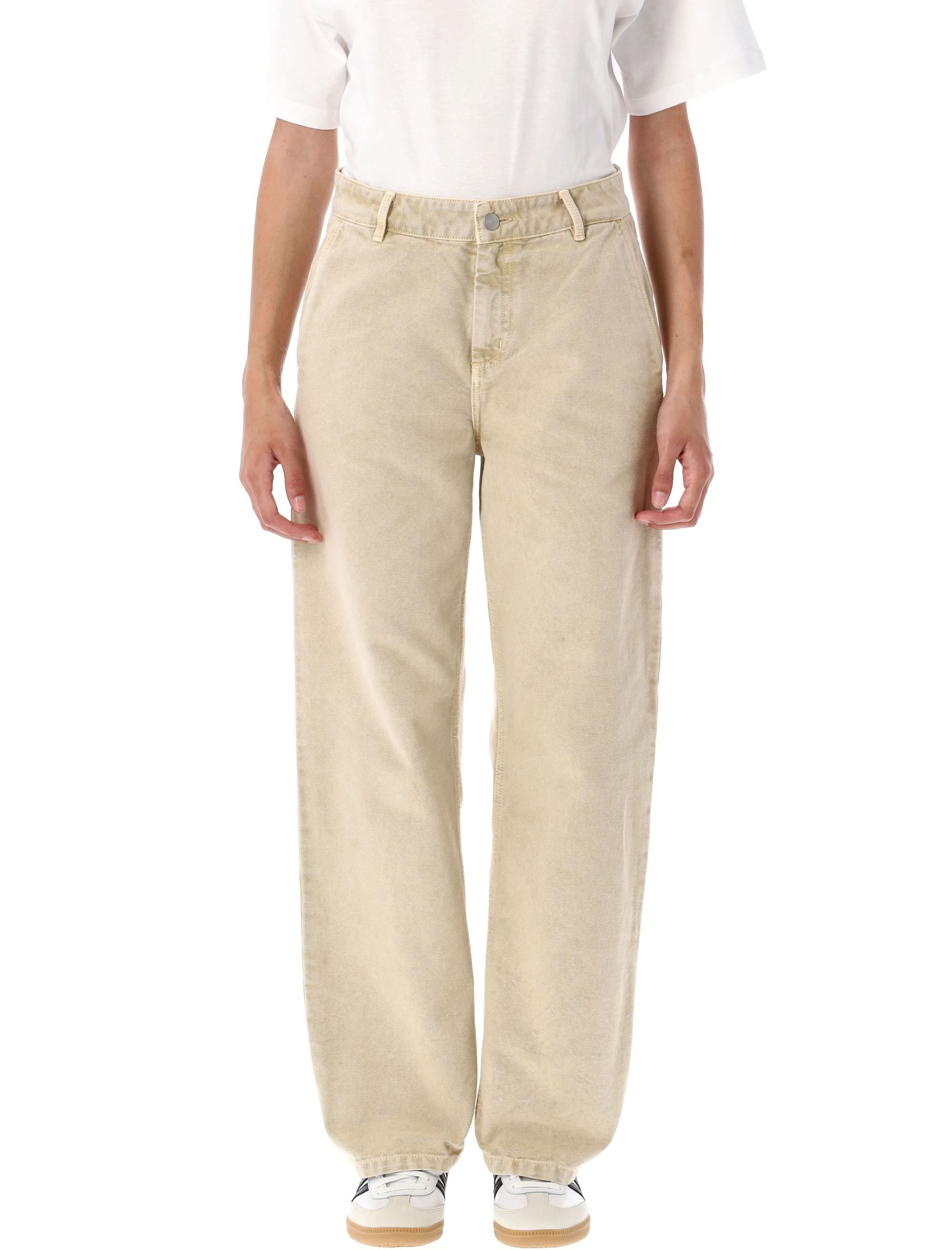 Pierc pant straight Dusty H Brown Organic Cotton