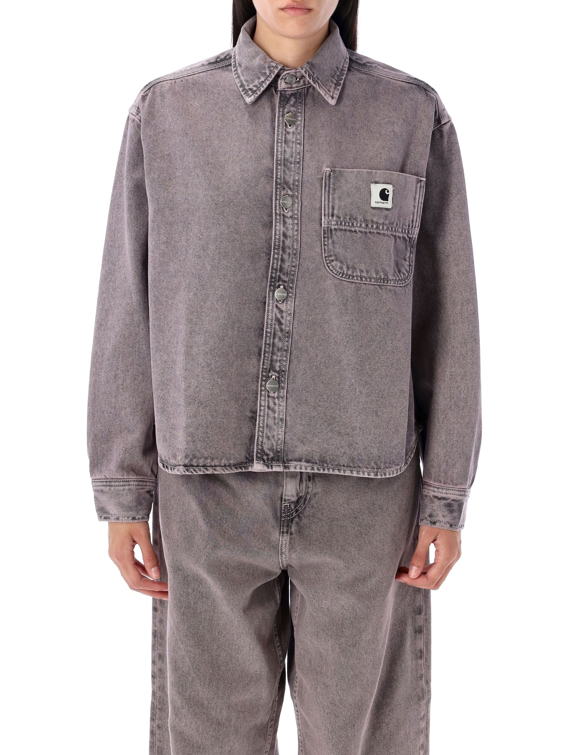 Georgia denim shirt jac Hortensia Black Cotton Jacket