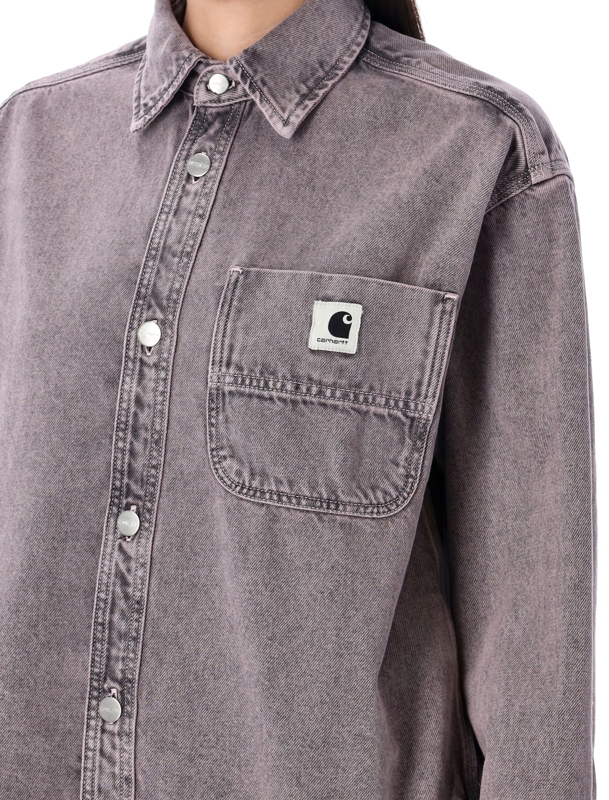 Georgia denim shirt jac Hortensia Black Cotton Jacket