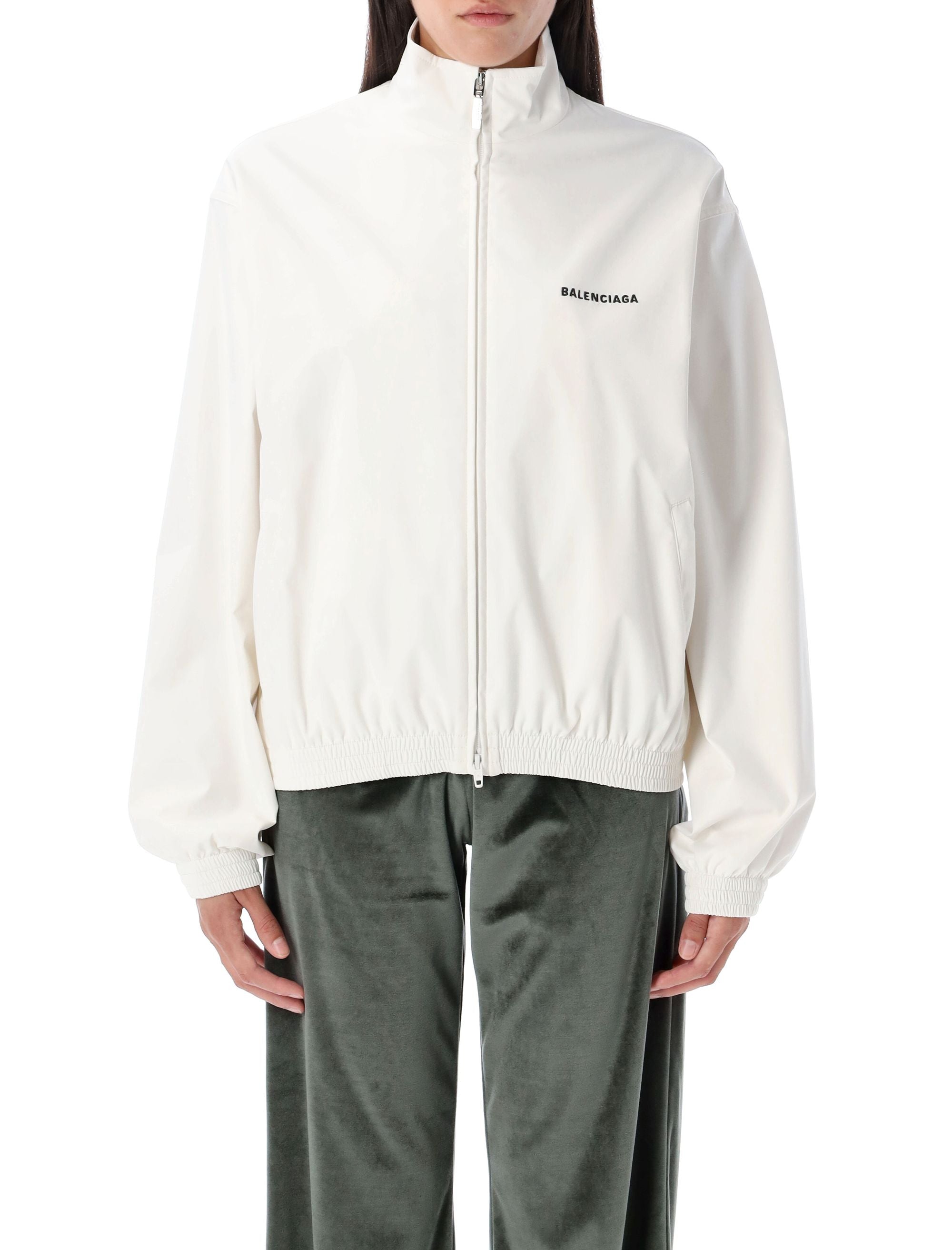 Track jacket White Polyester