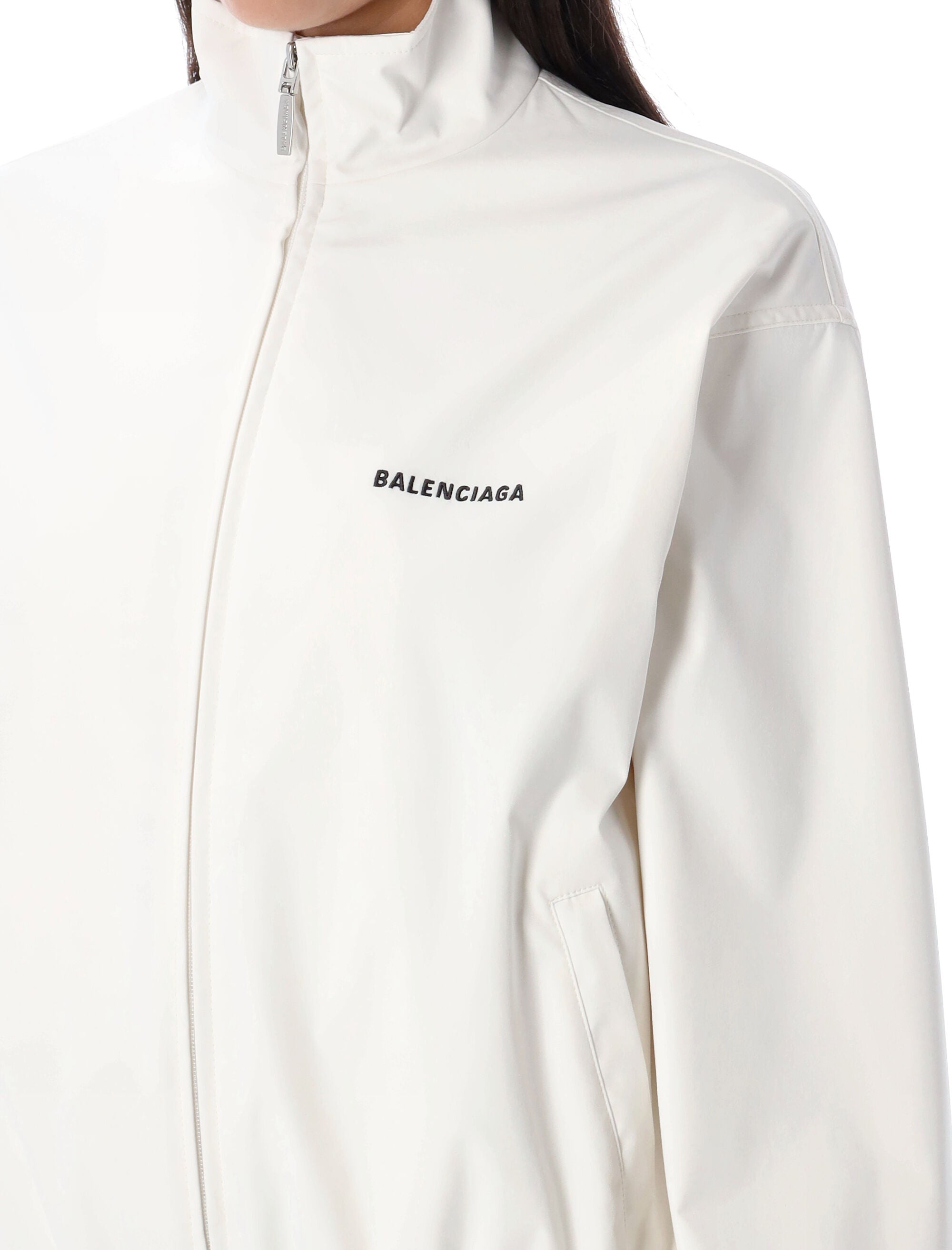 Track jacket White Polyester
