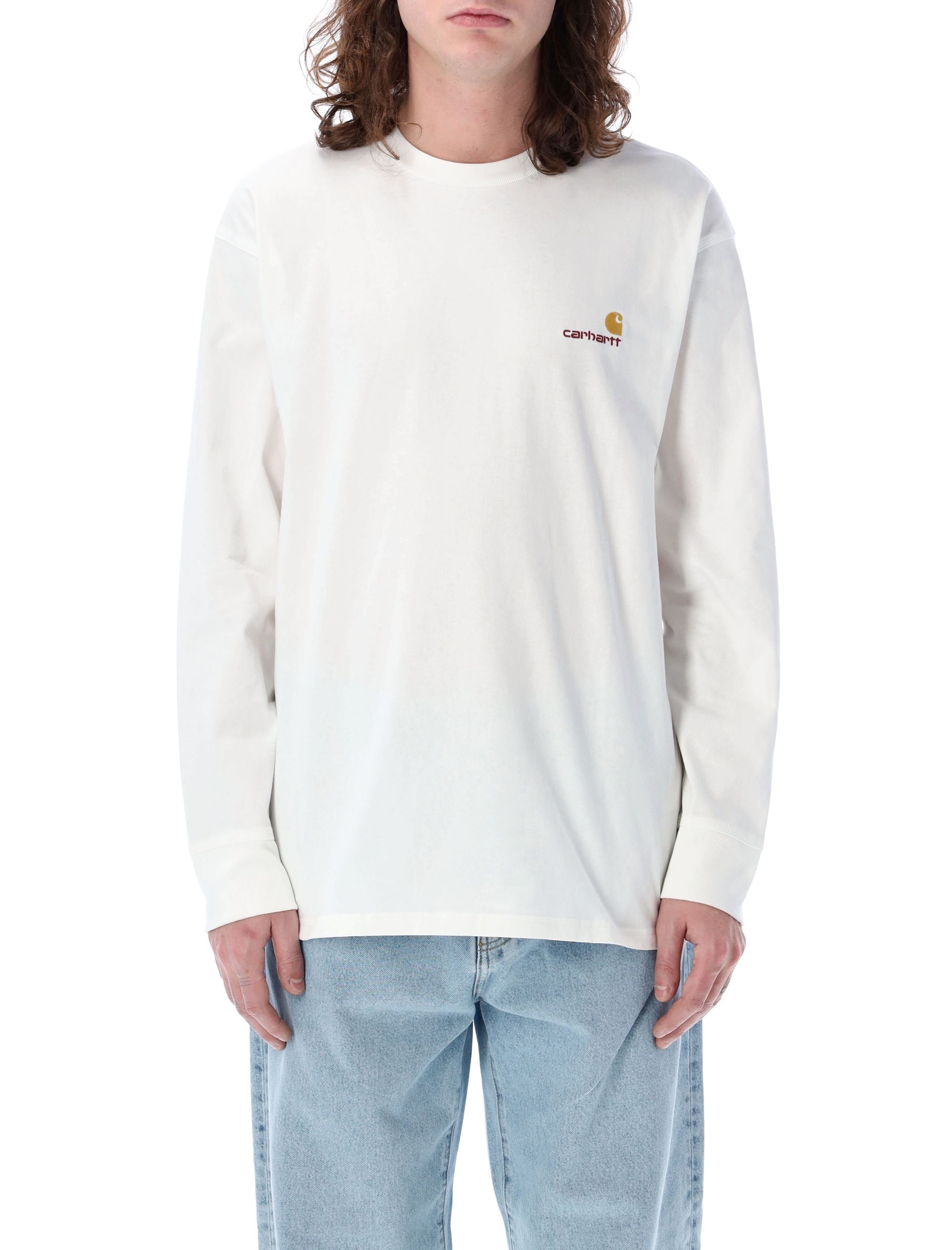 American Script t-shirt White Organic Cotton Tshirt