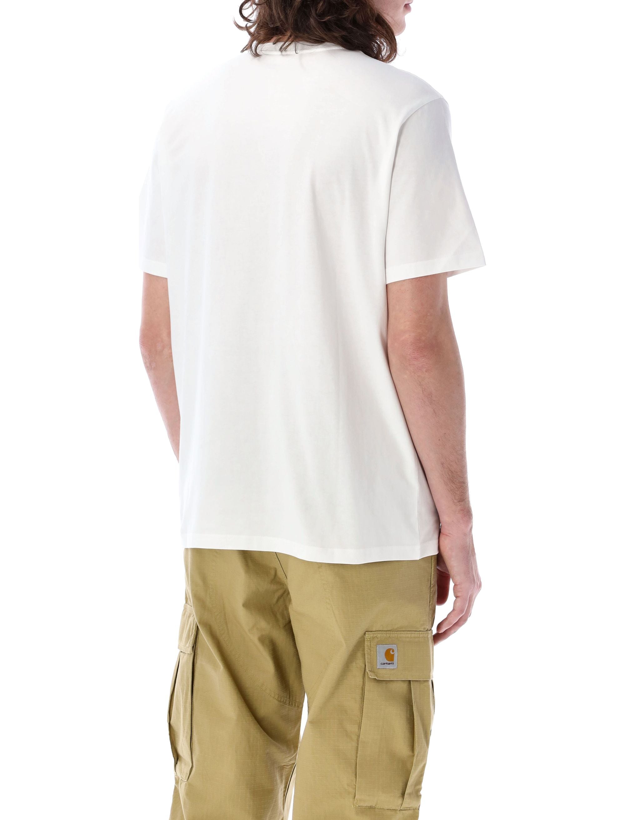 Pocket t-shirt White Cotton Tshirt