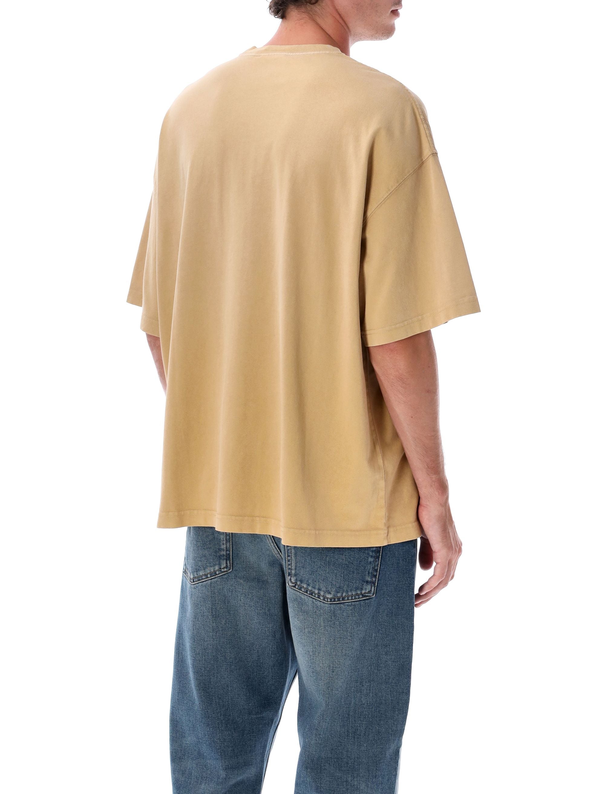 Hudson pocket t-shirt Dusty H Brown Cotton Tshirt