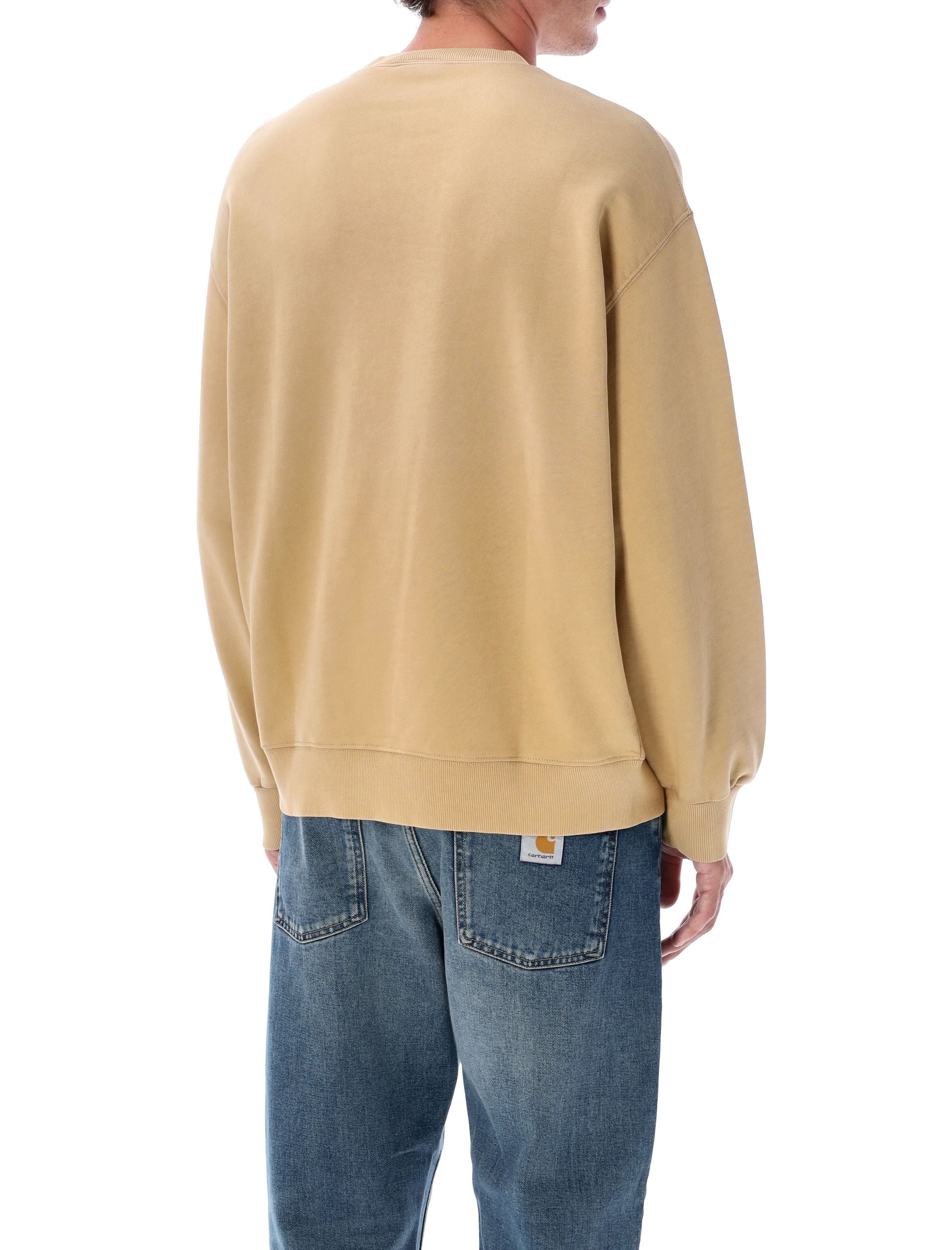 Hudson sweatshirt Dusty H Brown Cotton