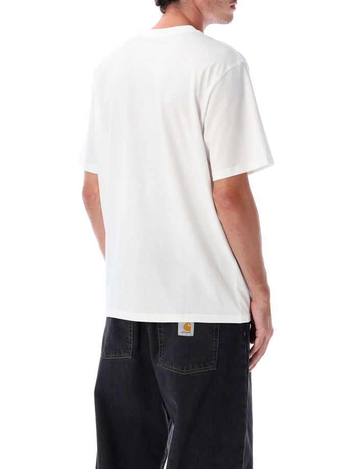 Work life roman t-shirt White Cotton Single Jersey 190 G M² Tshirt