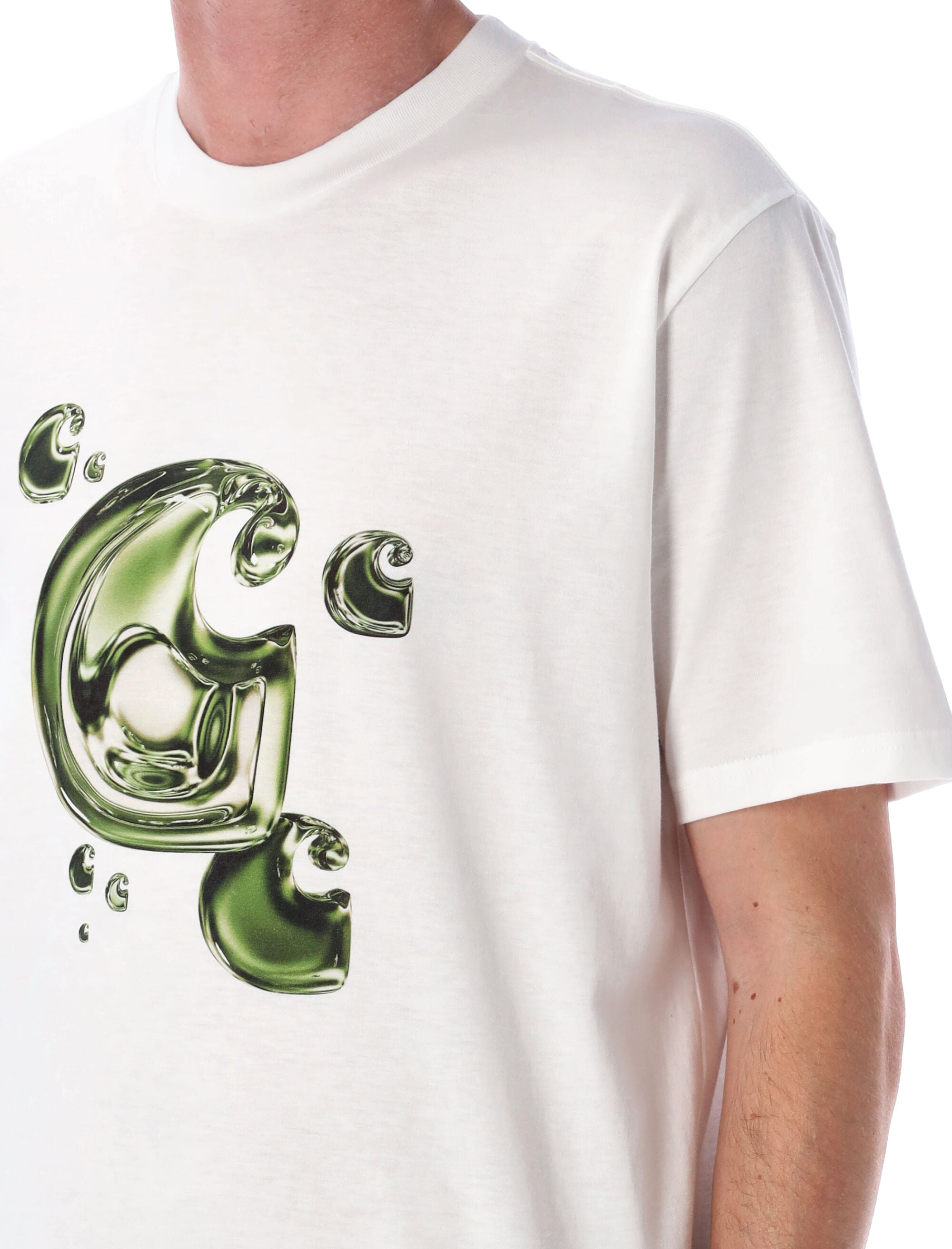 Solar Chrome C-Logo t-shirt White Organic Cotton