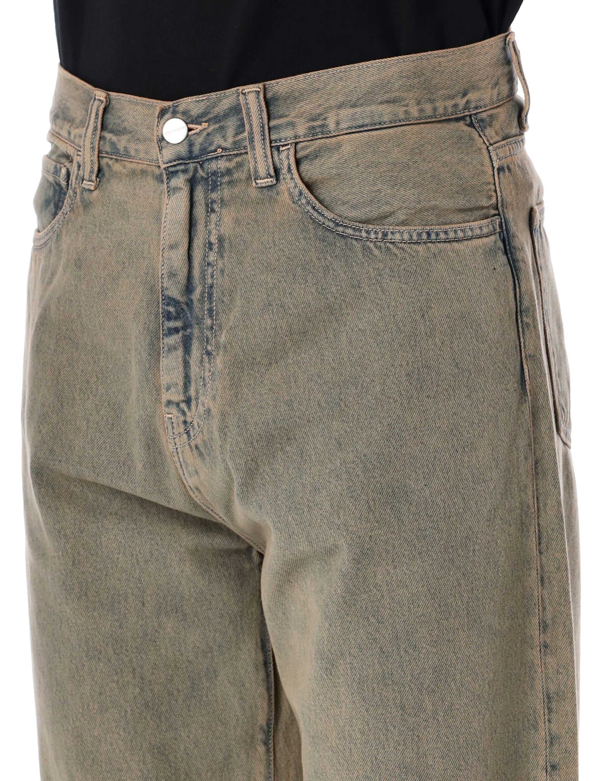 Landon denim pant Blue Garment Dyed Cotton Jean